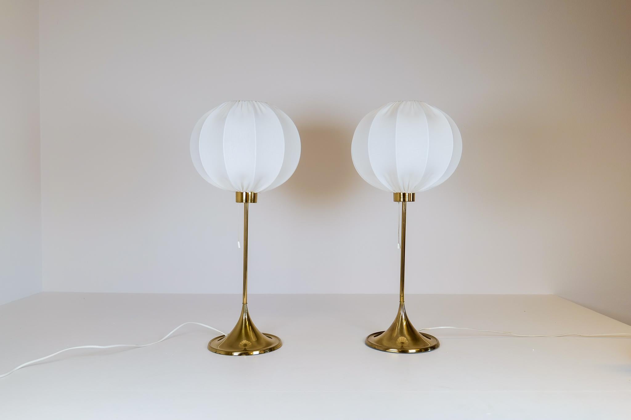 Suédois Paire de lampes de bureau Bergboms B-024 du milieu du siècle dernier, années 1960, Suède en vente