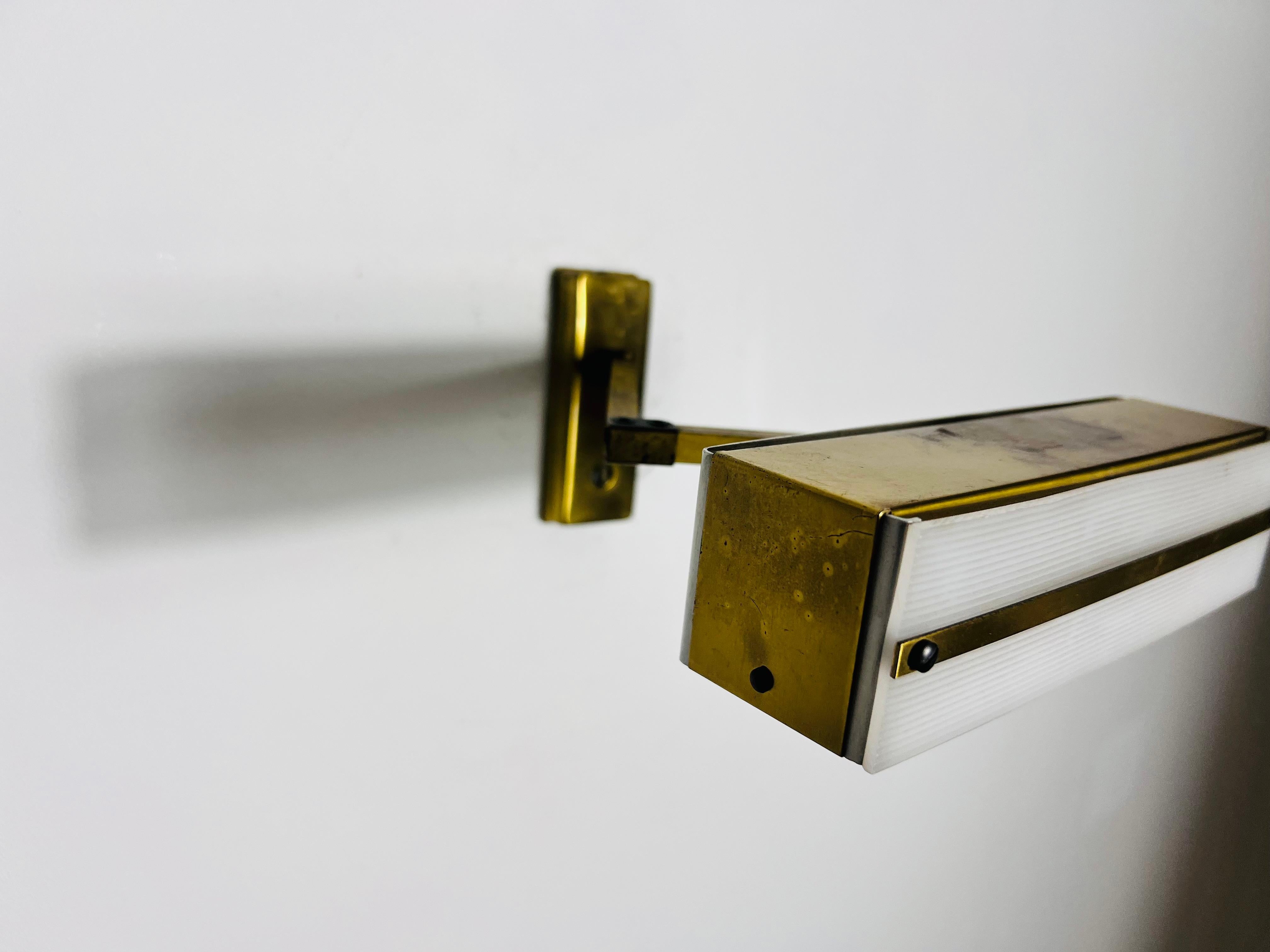 Midcentury Pair of Brass Wall Lamps by Paul Neuhaus, 1960s For Sale 7