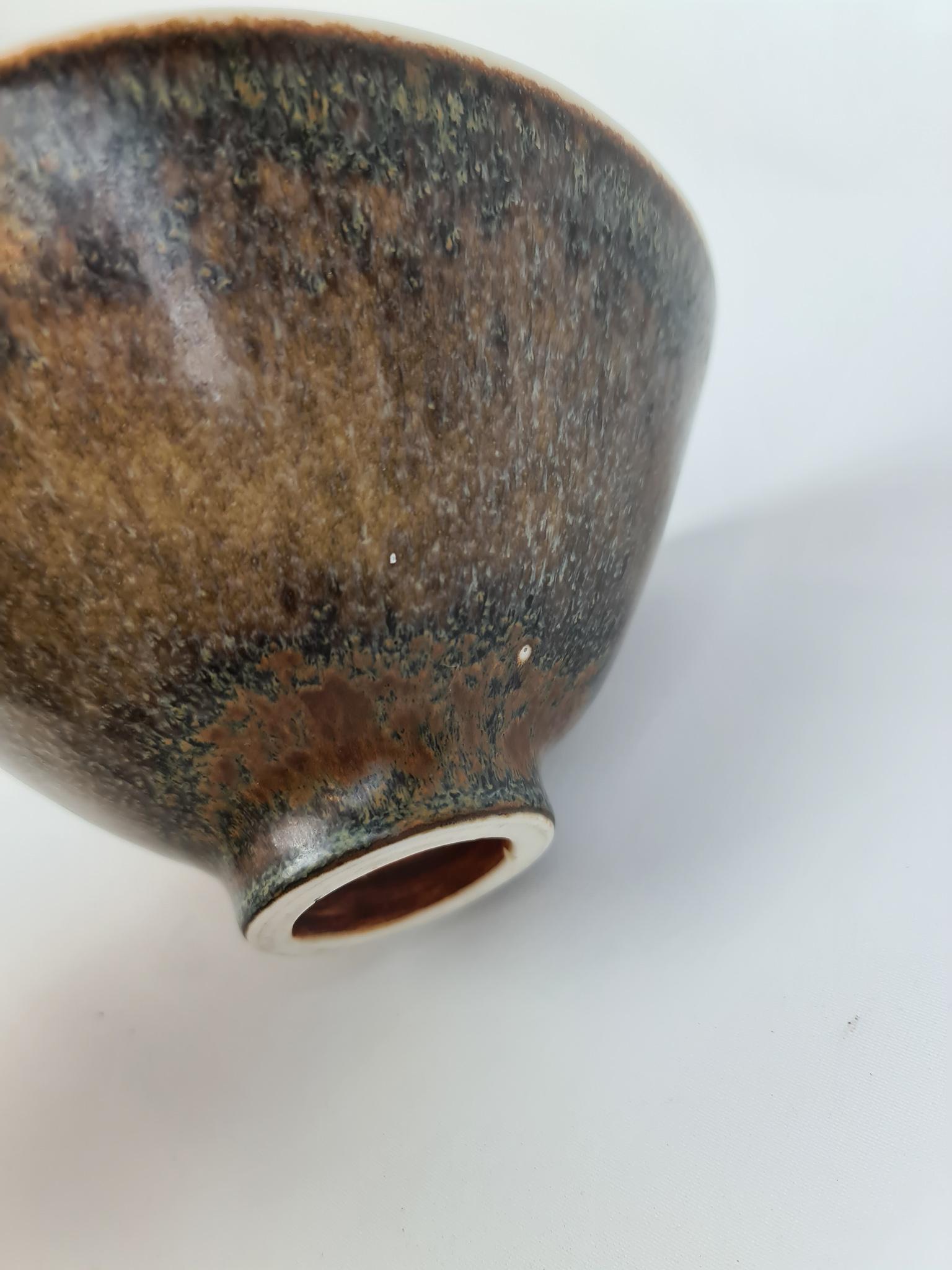 Midcentury Pair of Ceramic Bowls Carl-Harry Stålhane Rörstrand, Sweden, 1950s For Sale 6