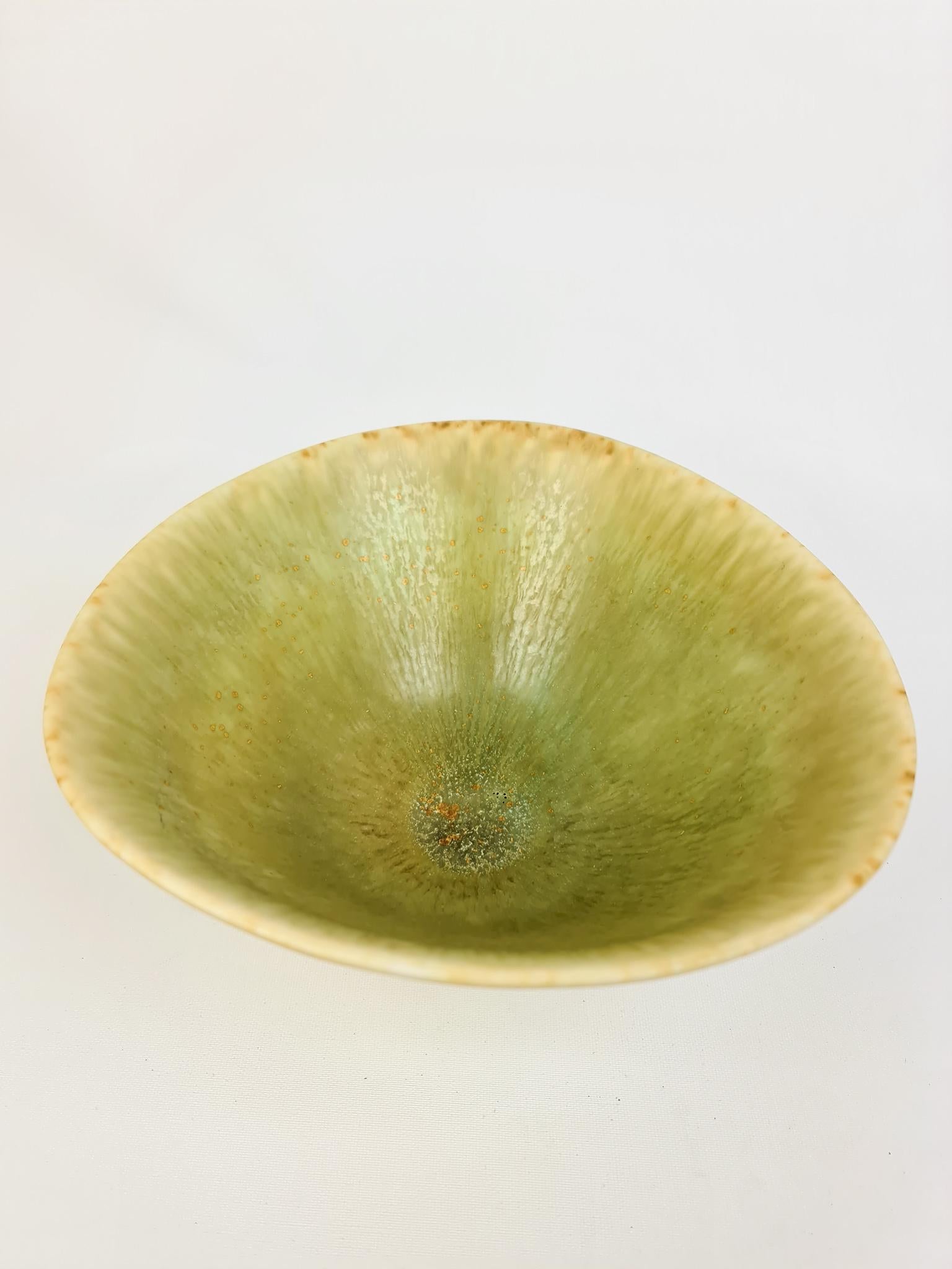 Midcentury Pair of Ceramic Bowls Carl-Harry Stålhane Rörstrand, Sweden, 1950s For Sale 1
