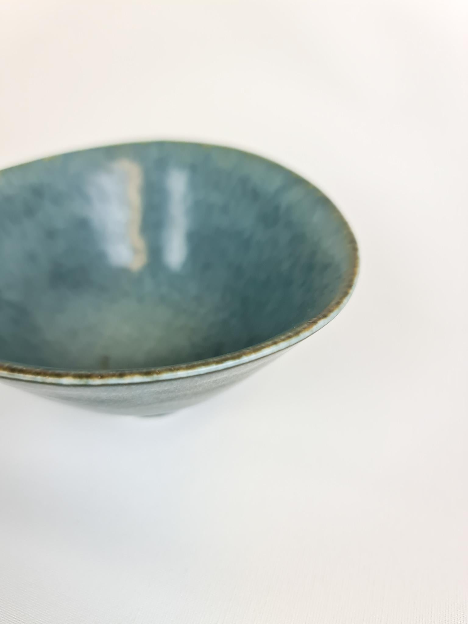 Midcentury Pair of Ceramic Bowls Rörstrand Carl Harry Stålhane, Sweden, 1950s For Sale 4