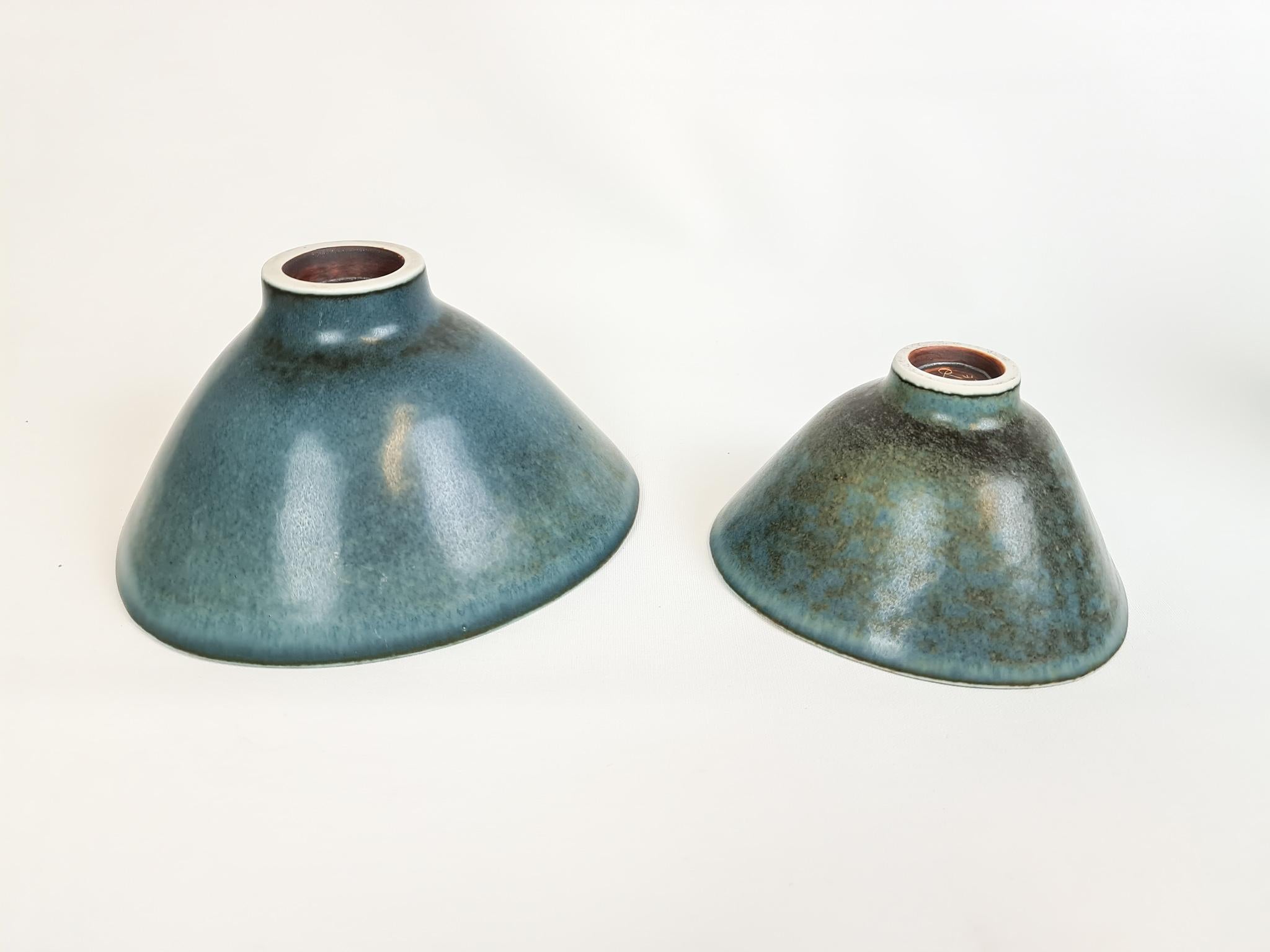 Midcentury Pair of Ceramic Bowls Rörstrand Carl Harry Stålhane, Sweden, 1950s For Sale 5