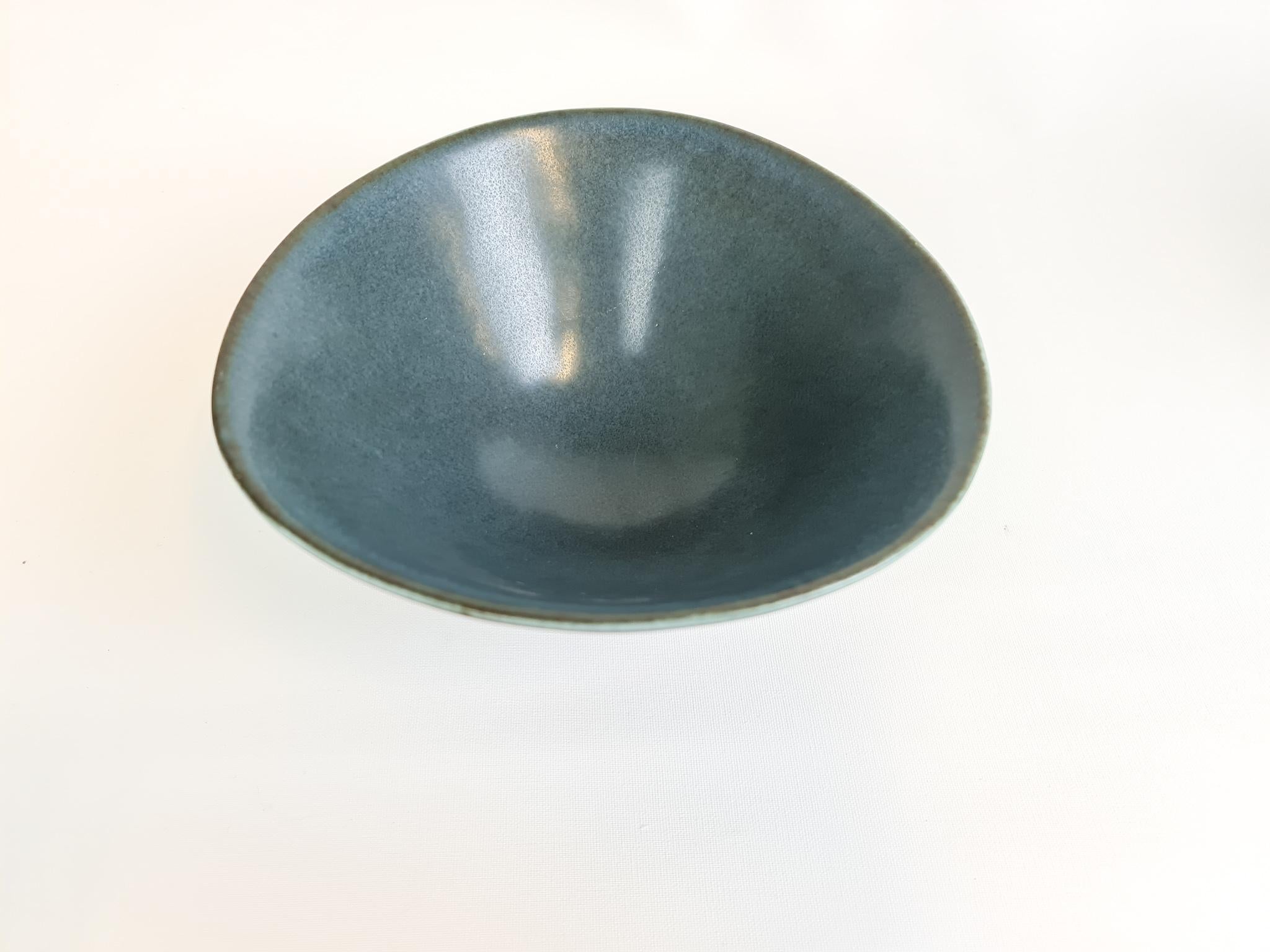 Mid-20th Century Midcentury Pair of Ceramic Bowls Rörstrand Carl Harry Stålhane, Sweden, 1950s For Sale