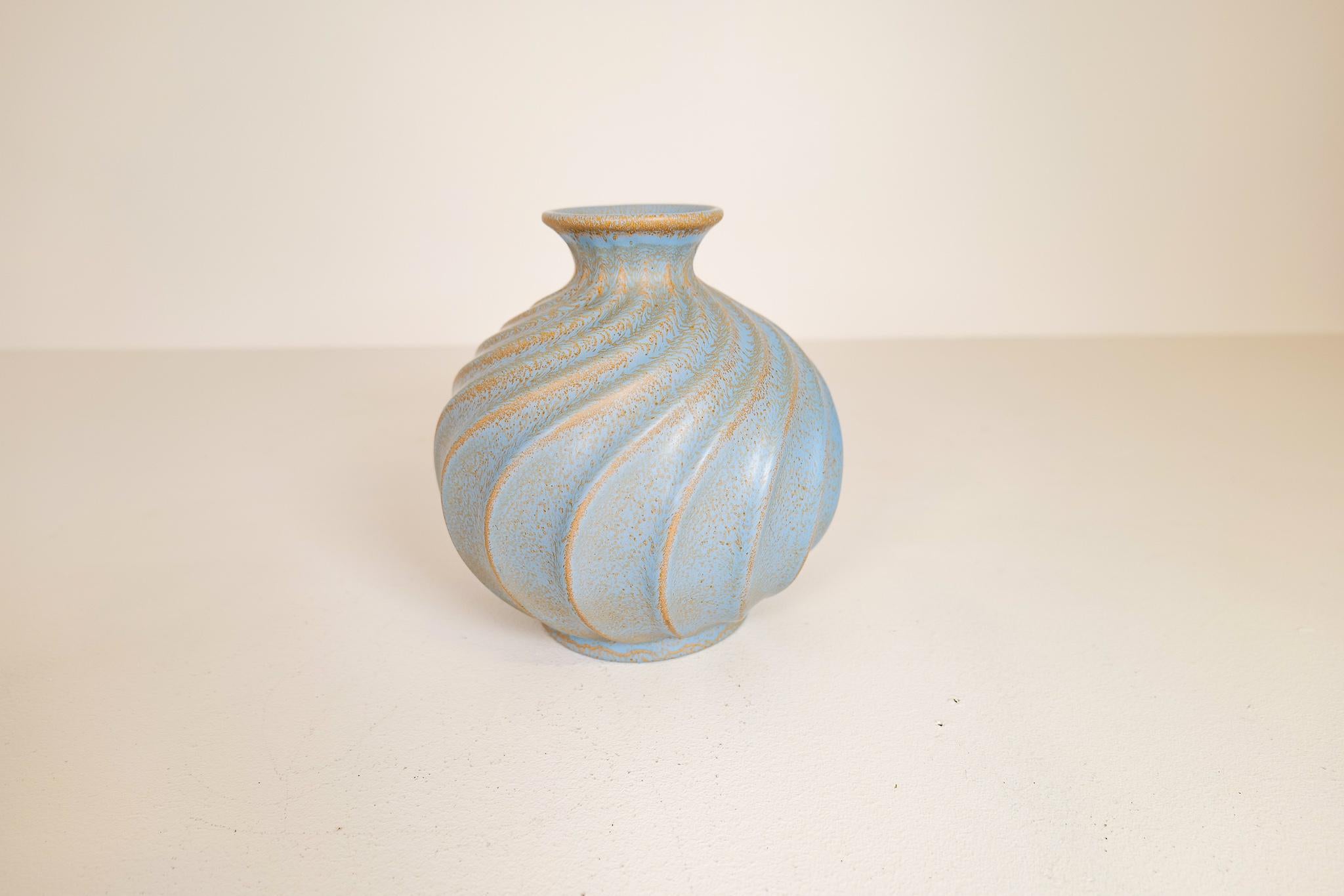 Midcentury Pair of Ceramic Vases 