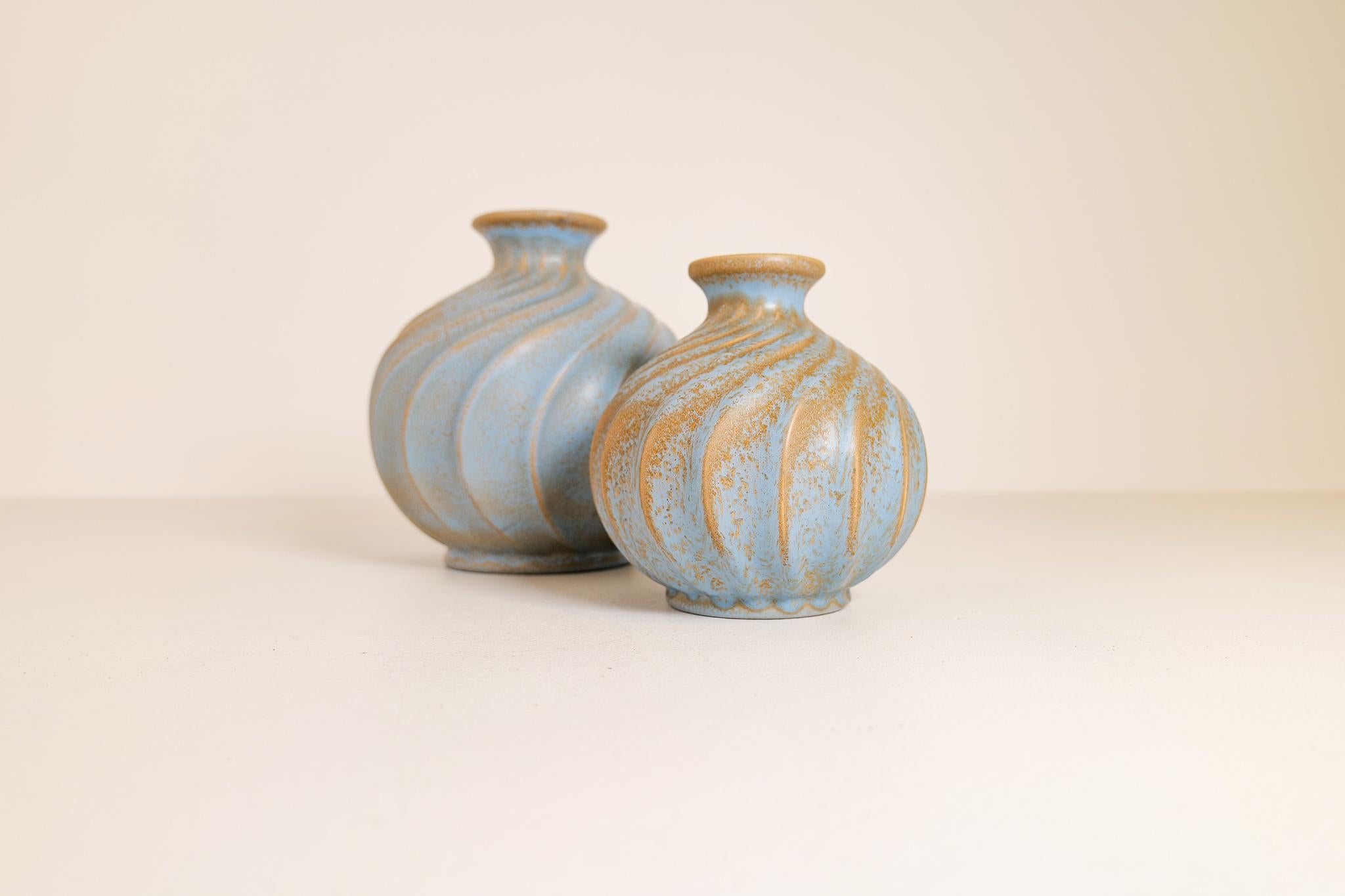 Swedish Midcentury Pair of Ceramic Vases 