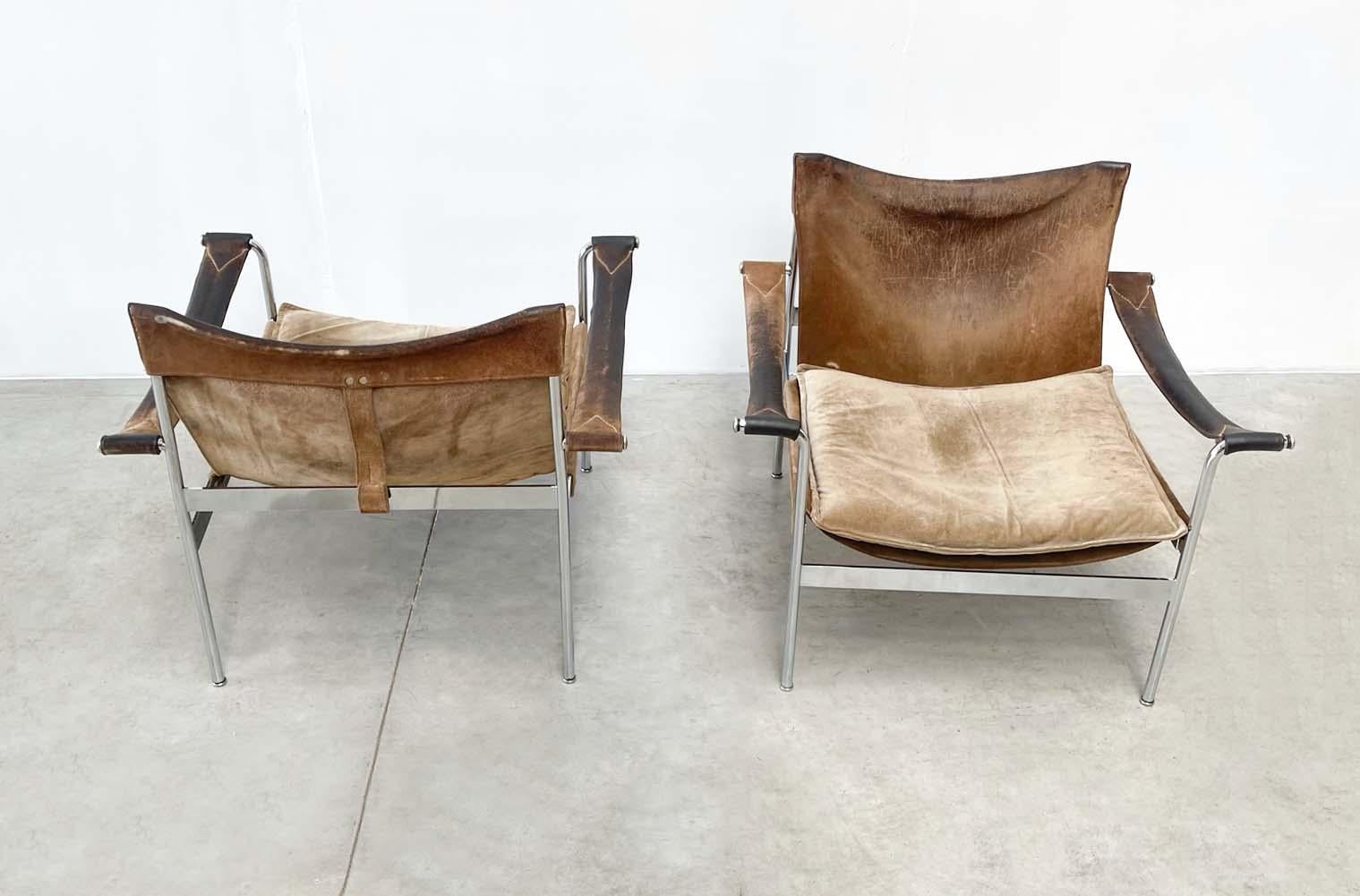 Late 20th Century Mid-Century Pair of D99 Lounge Chairs Tecta Hans Konecke