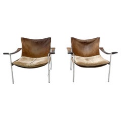 Mid-Century Pair of D99 Lounge Chairs Tecta Hans Konecke