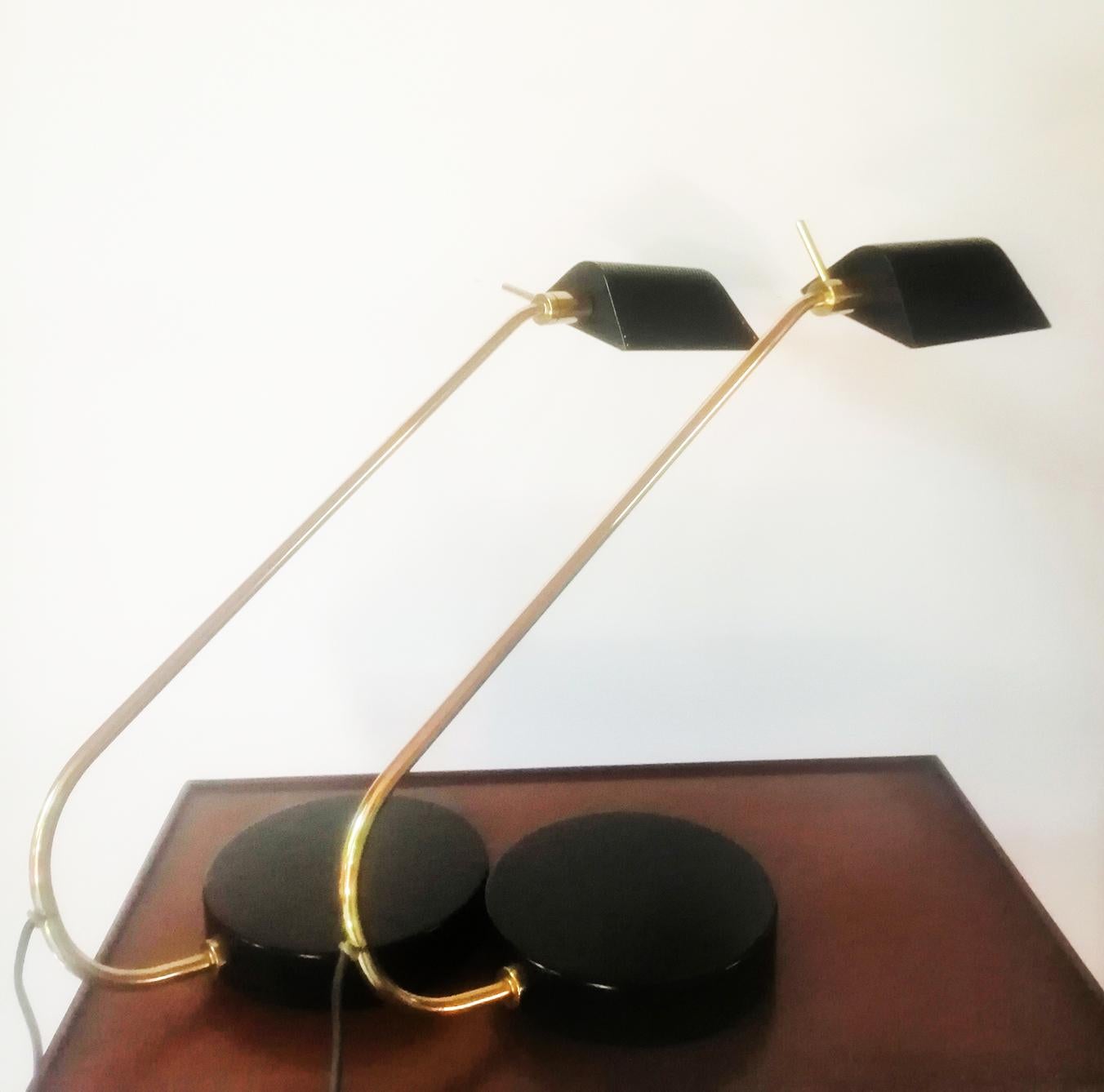 Table Lamps Design of Nordic Office Desk Brass Mid-Century Modern For Sale 5
