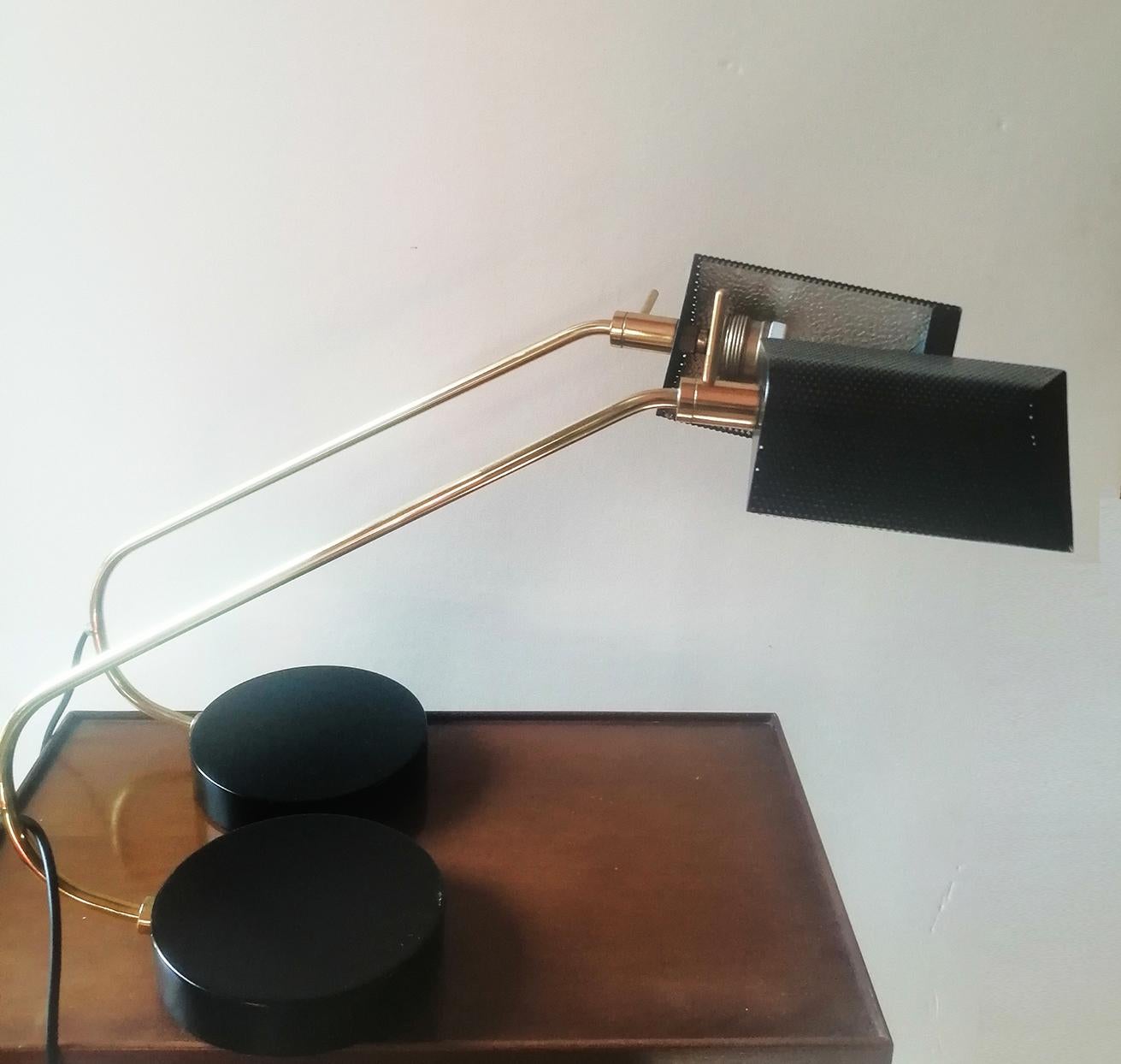 Table Lamps Design of Nordic Office Desk Brass Mid-Century Modern For Sale 9