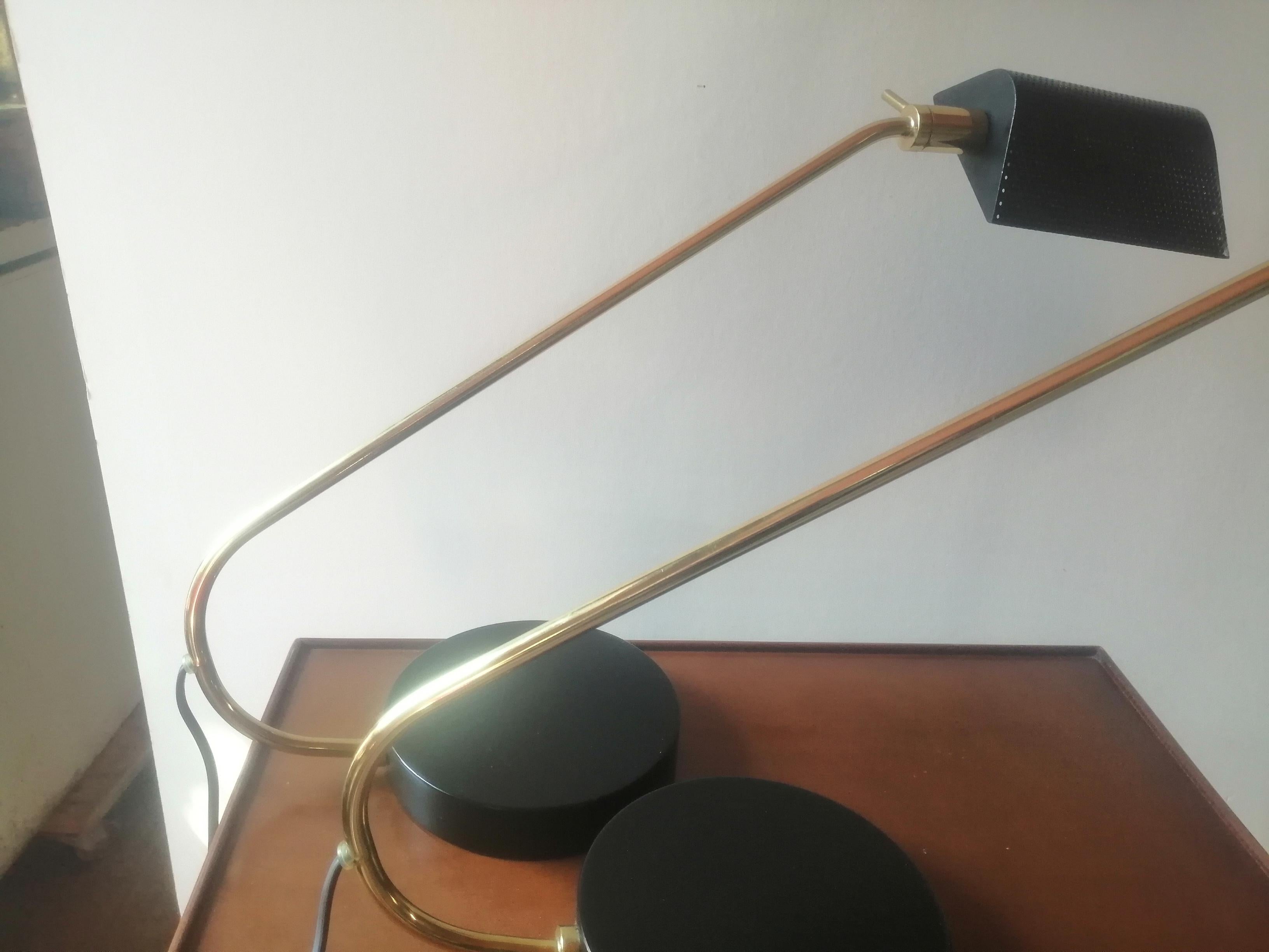 Table Lamps Design of Nordic Office Desk Brass Mid-Century Modern For Sale 4