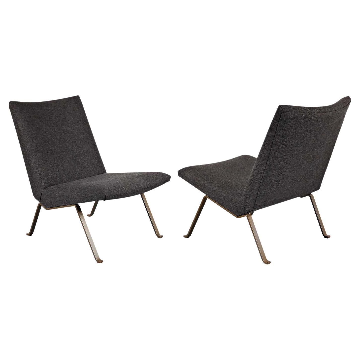 Midcentury Pair of Easy Chairs by Koene Oberman, circa 1950 For Sale