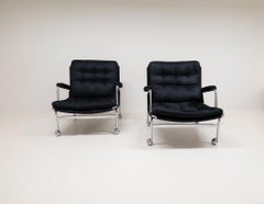 Paire de fauteuils du milieu du siècle dernier modèle Karin de Bruno Mathsson, Suède 1969