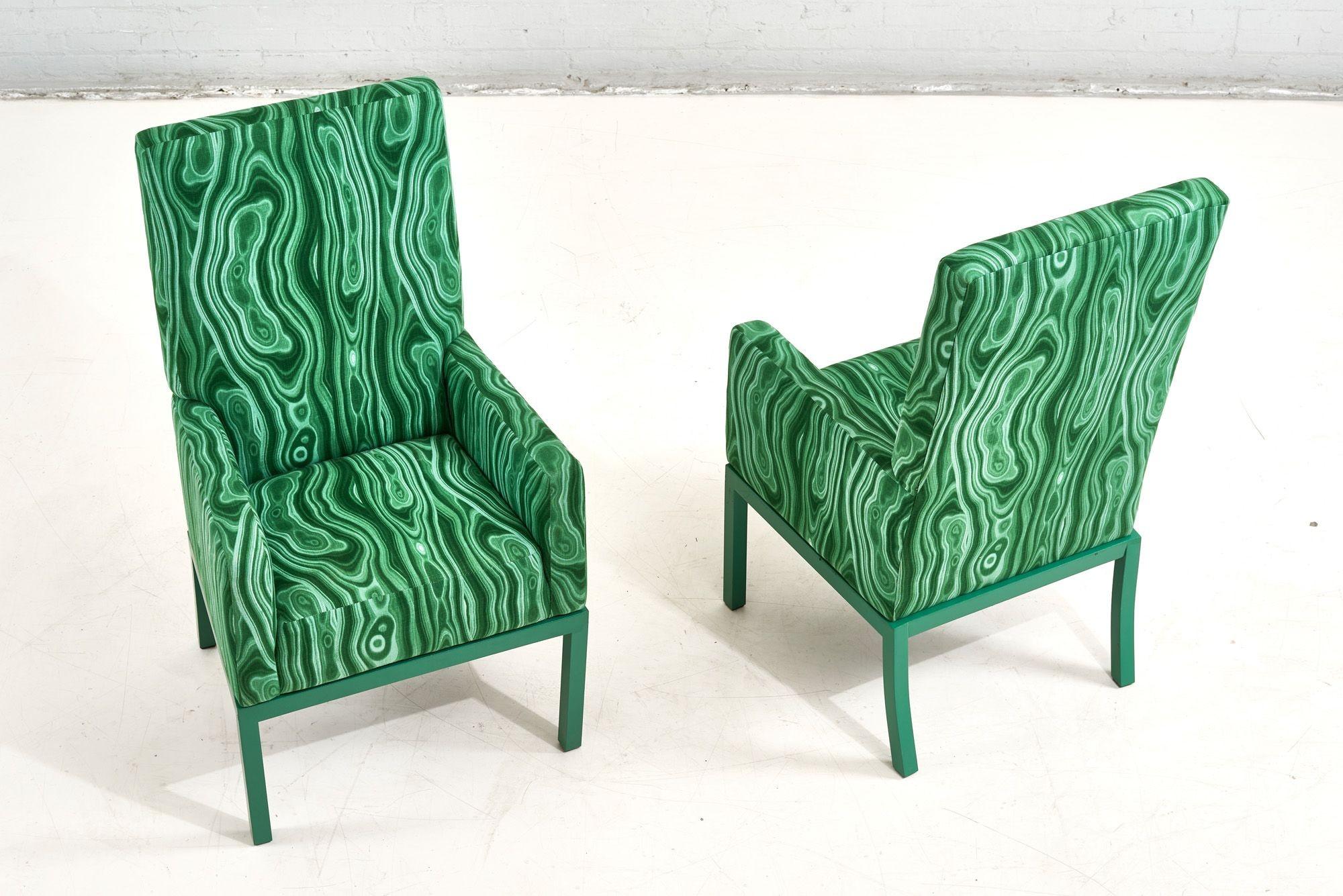 Mid-20th Century Midcentury Pair of High Back Lounge Chairs, 1960