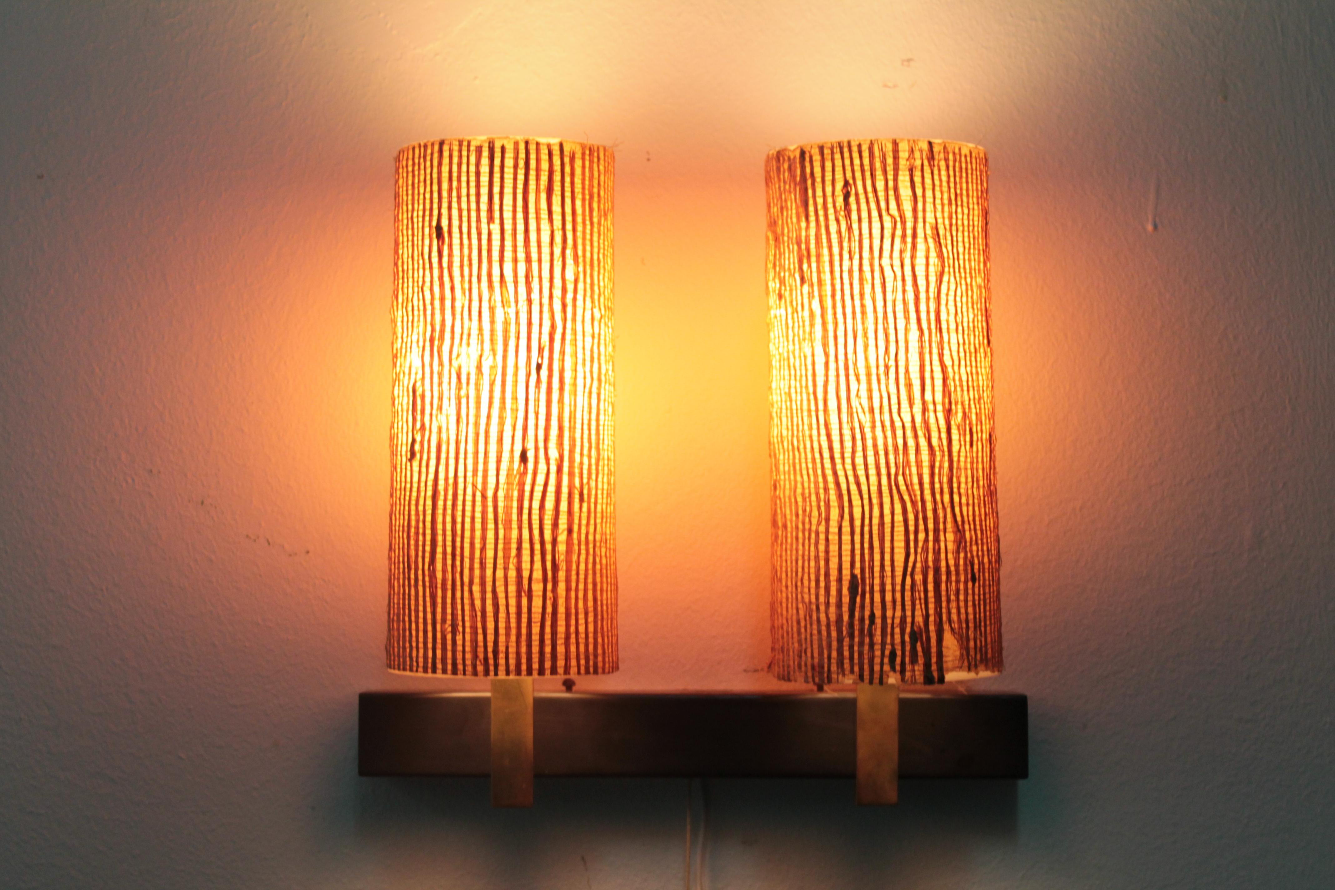 Midcentury Pair of Italian Sconces Stilux-Milano Attributed, 1950s For Sale 4