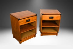 MidCentury Pair of Nightstands/Side Tables Drexel Modulus Collection