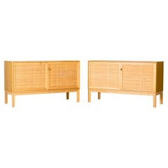Paire de buffets en chêne du milieu du siècle dernier, Alf Svensson, Suède, années 1960