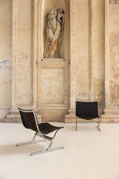 Paar PLR1-Stühle aus der Mitte des Jahrhunderts von Ross Little für ICF De Padova, Italien 1960