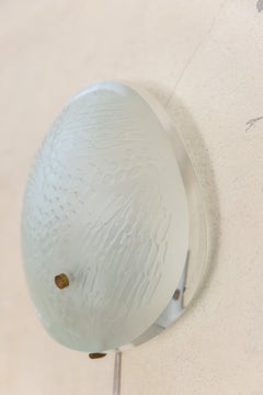 Coppia di appliques di metà secolo di Max Ingrand per Fontana Arte, mod.2199 , pubblicato