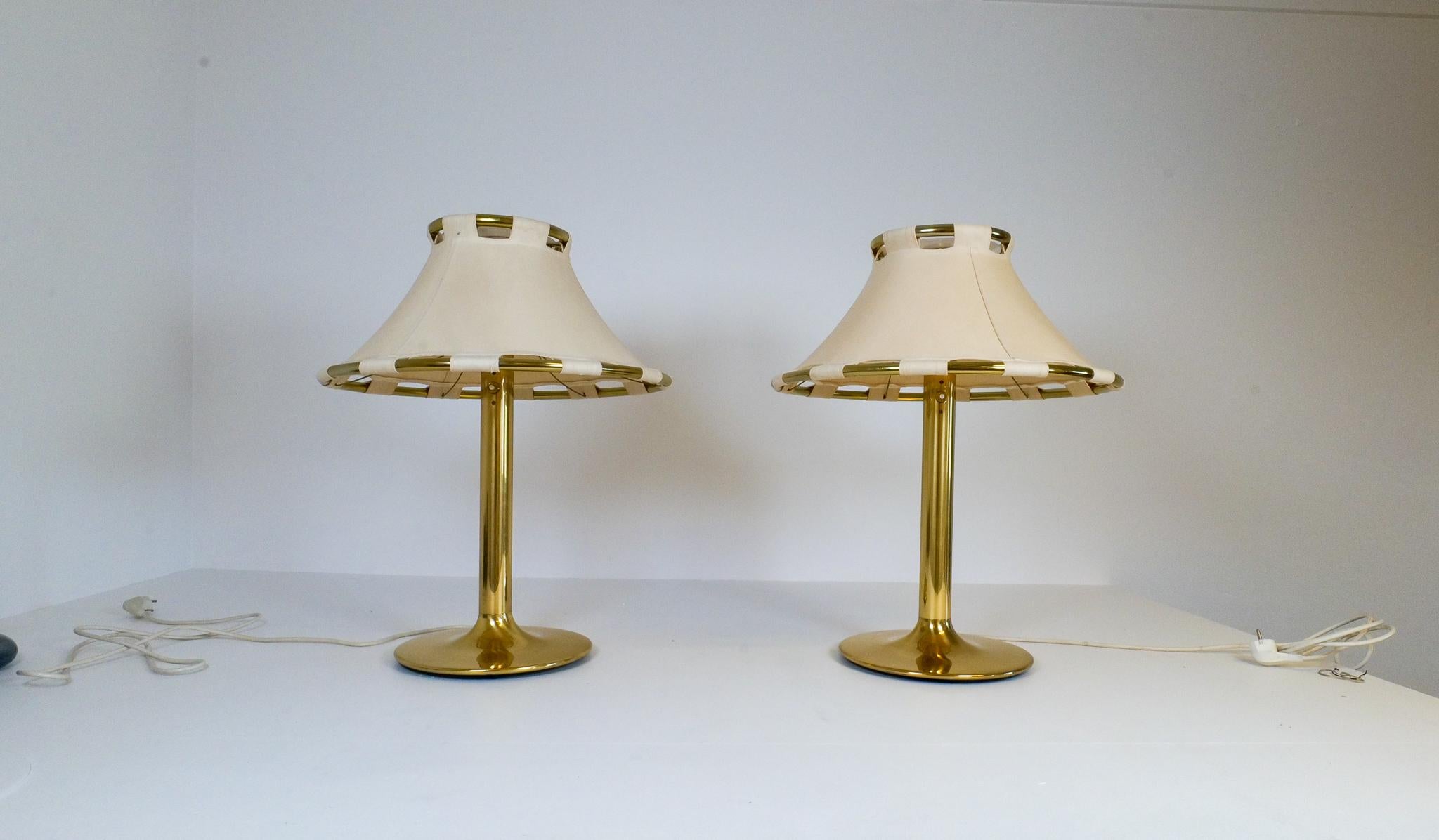 Swedish Midcentury Pair of Table Lamps 
