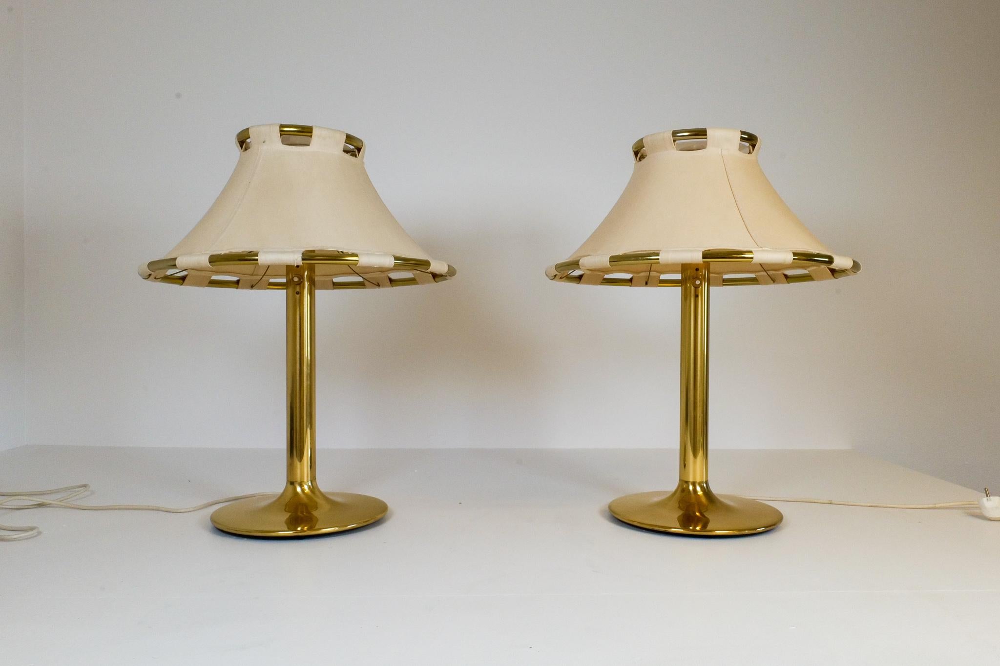 Midcentury Pair of Table Lamps 