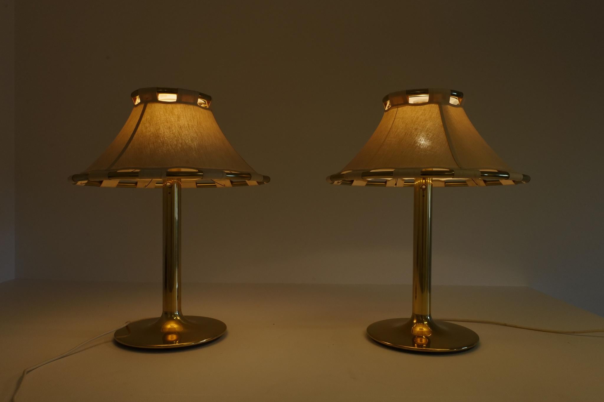 Midcentury Pair of Table Lamps 