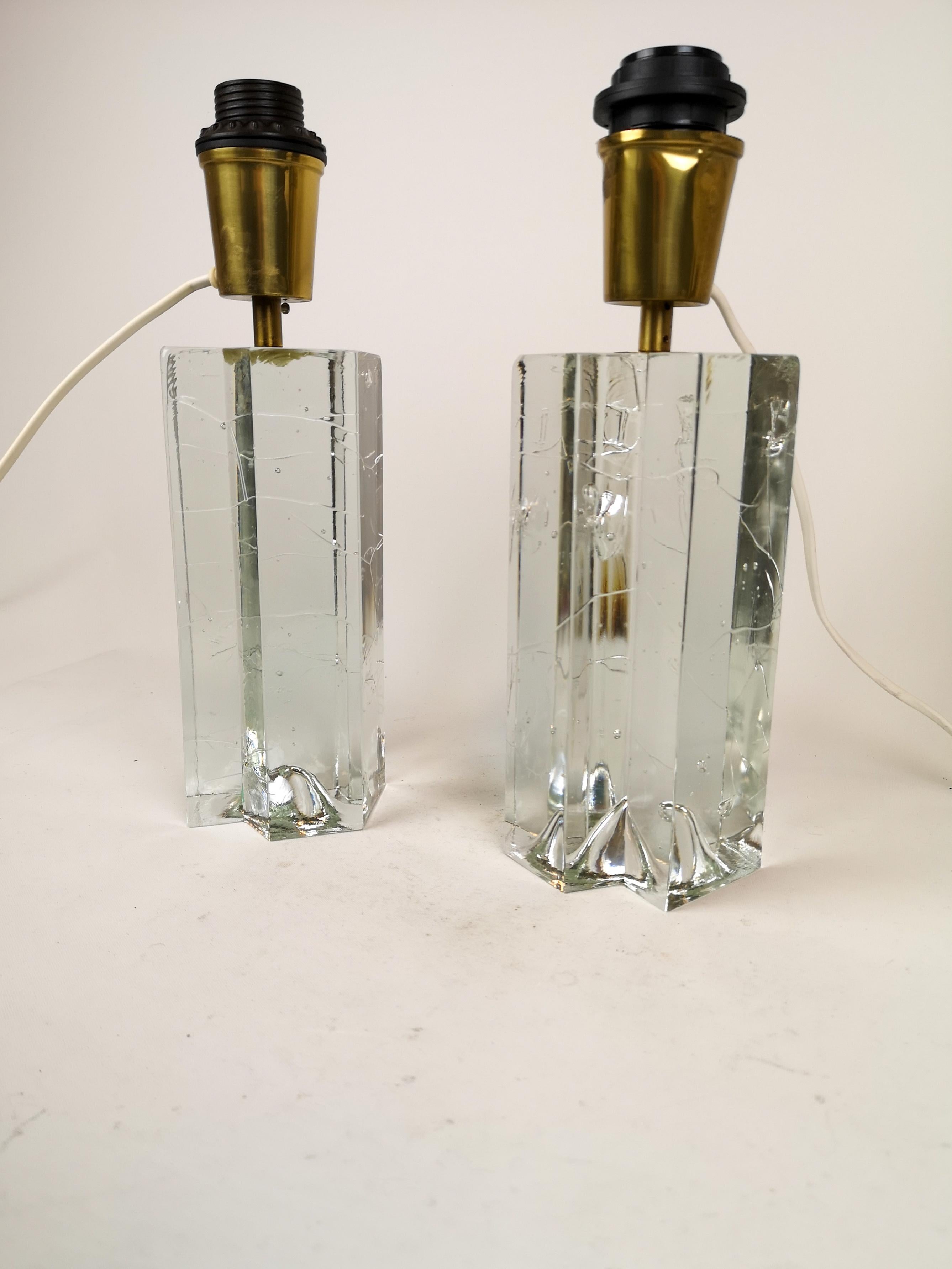 Midcentury Pair of Table Lamps Arkepilago Timo Sarpaneva Finland In Good Condition In Hillringsberg, SE