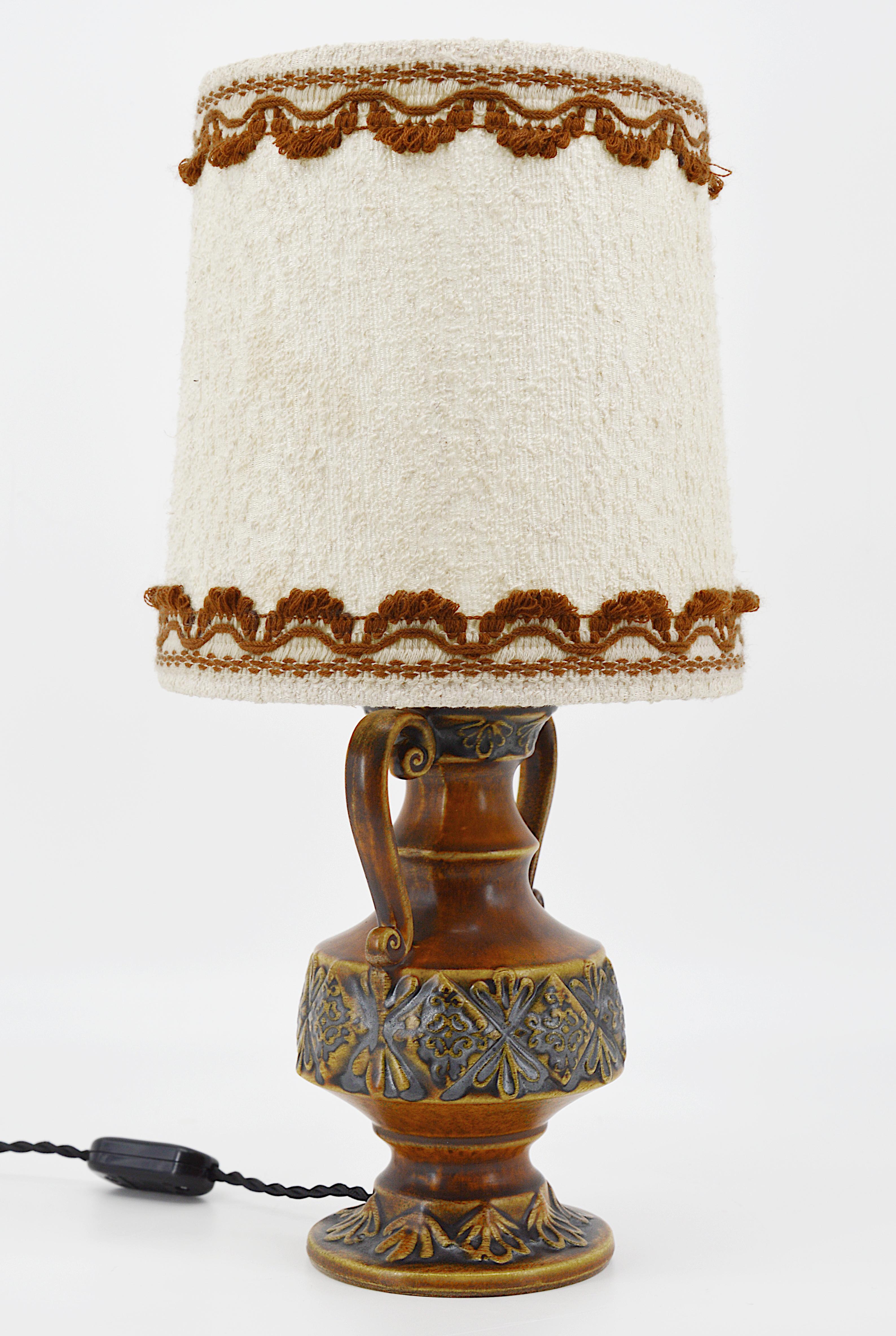 Mid-Century Modern Midcentury Pair of Table Lamps, Germany, Early 1970s For Sale