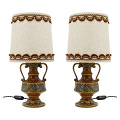 Vintage Midcentury Pair of Table Lamps, Germany, Early 1970s