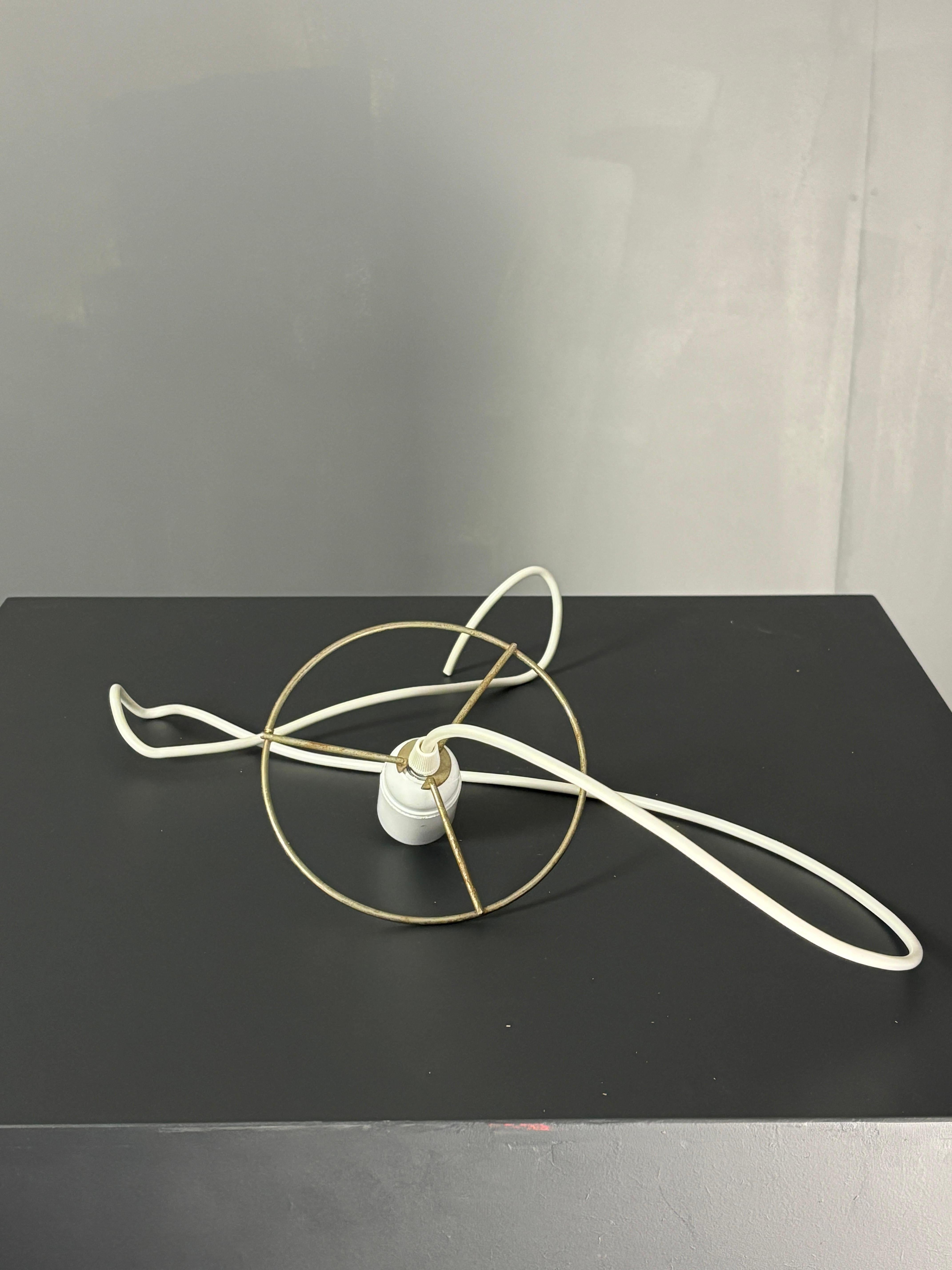 Par de colgantes grandes ( 62 cm ) de ratán lápiz de mediados de siglo, Italia Años 70 en venta 4