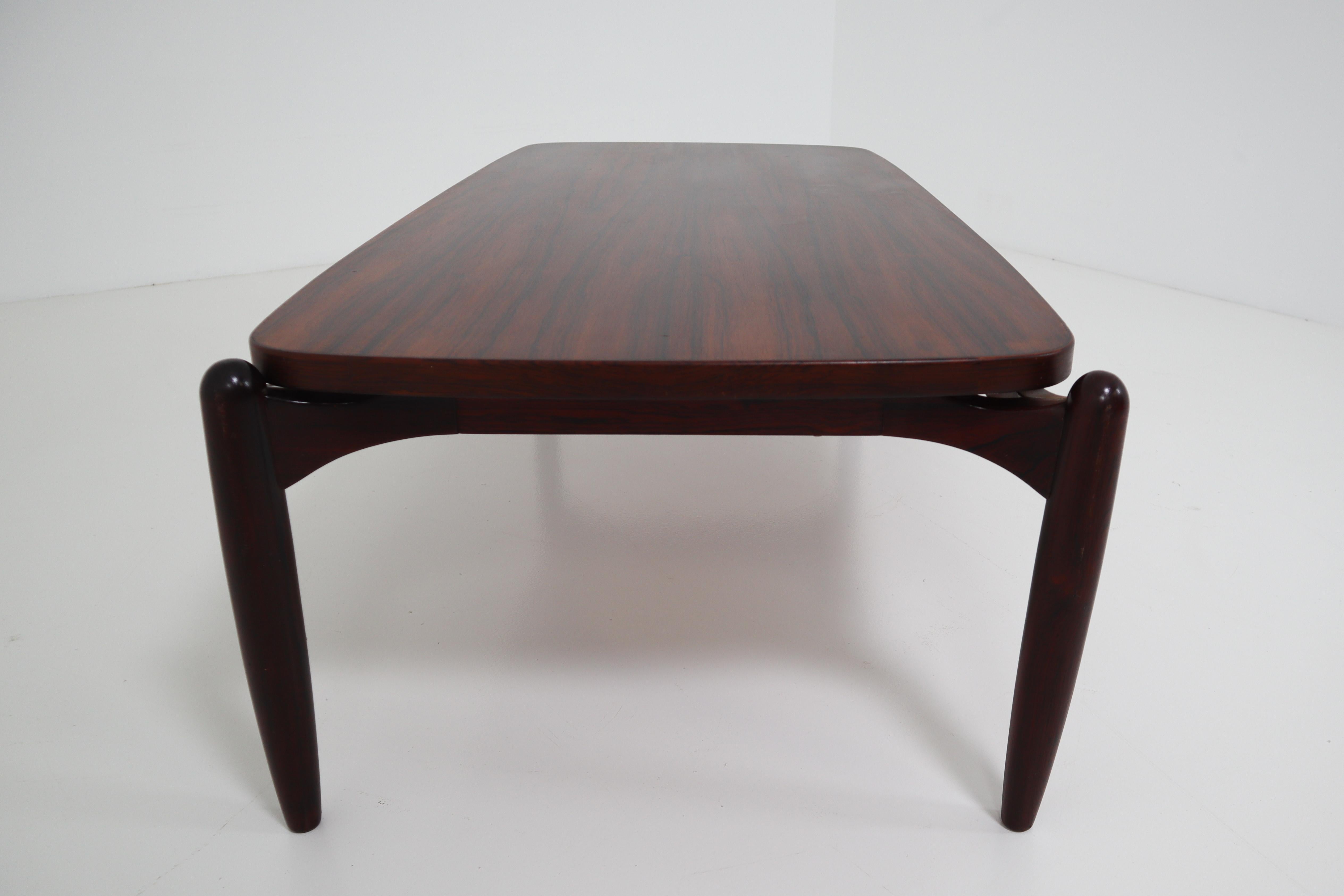 Midcentury Palisander Coffee-Cocktail Table Designed in Italy, 1970 1