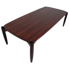 Midcentury Palisander Coffee-Cocktail Table Designed in Italy, 1970