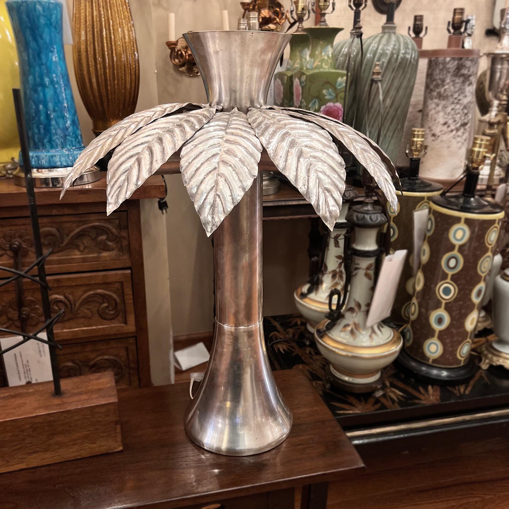 Mid-20th Century Midcentury Palm Tree Lamp For Sale