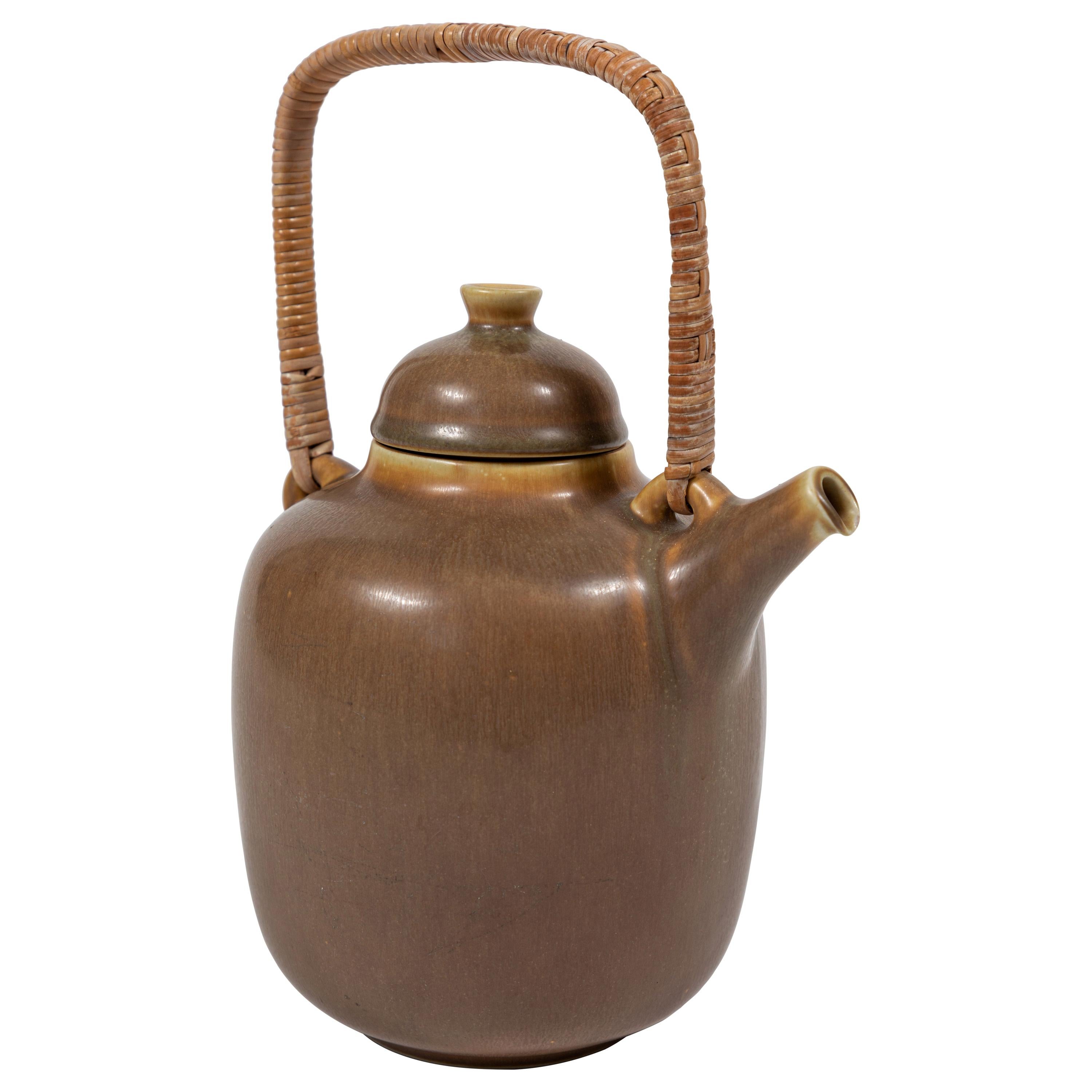 Midcentury "Palshus" Ceramic Teapot, Denmark