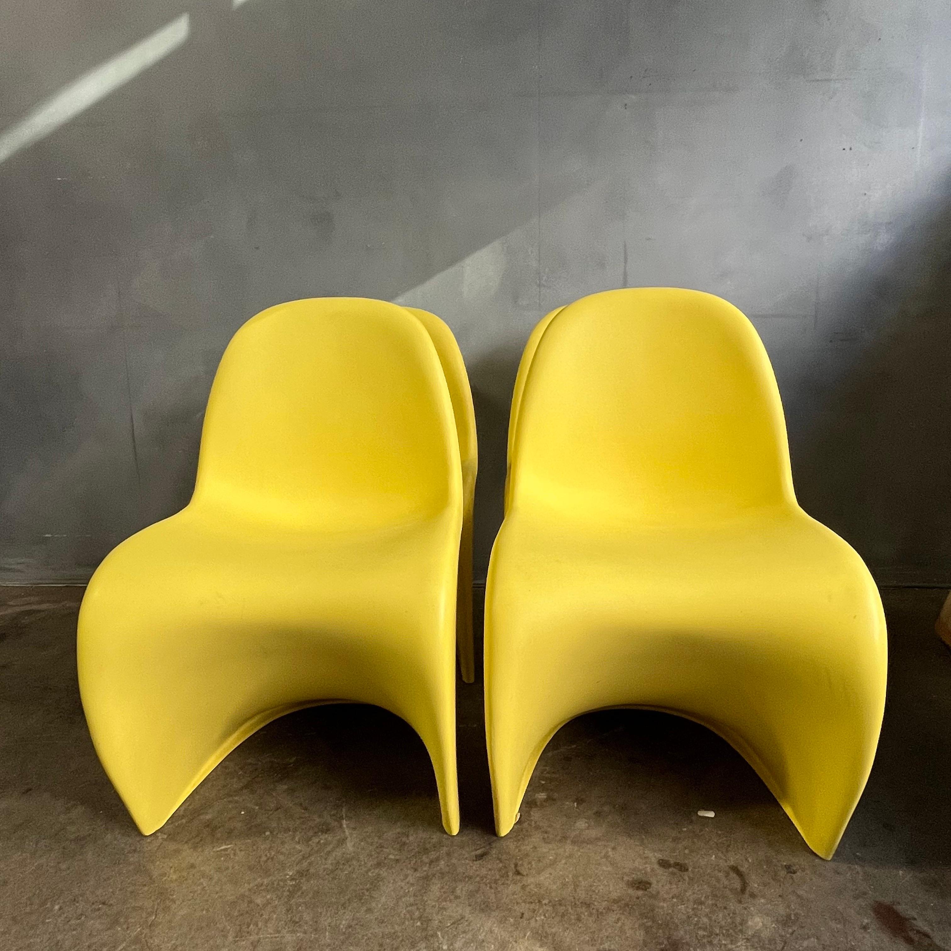 yellow panton chair