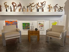 Midcentury Parsons Lounge Chairs