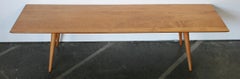 Midcentury Paul McCobb #1546 Coffee Table Bench Tobacco Finish