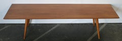 Midcentury Paul McCobb #1546 Coffee Table Bench Walnut Finish