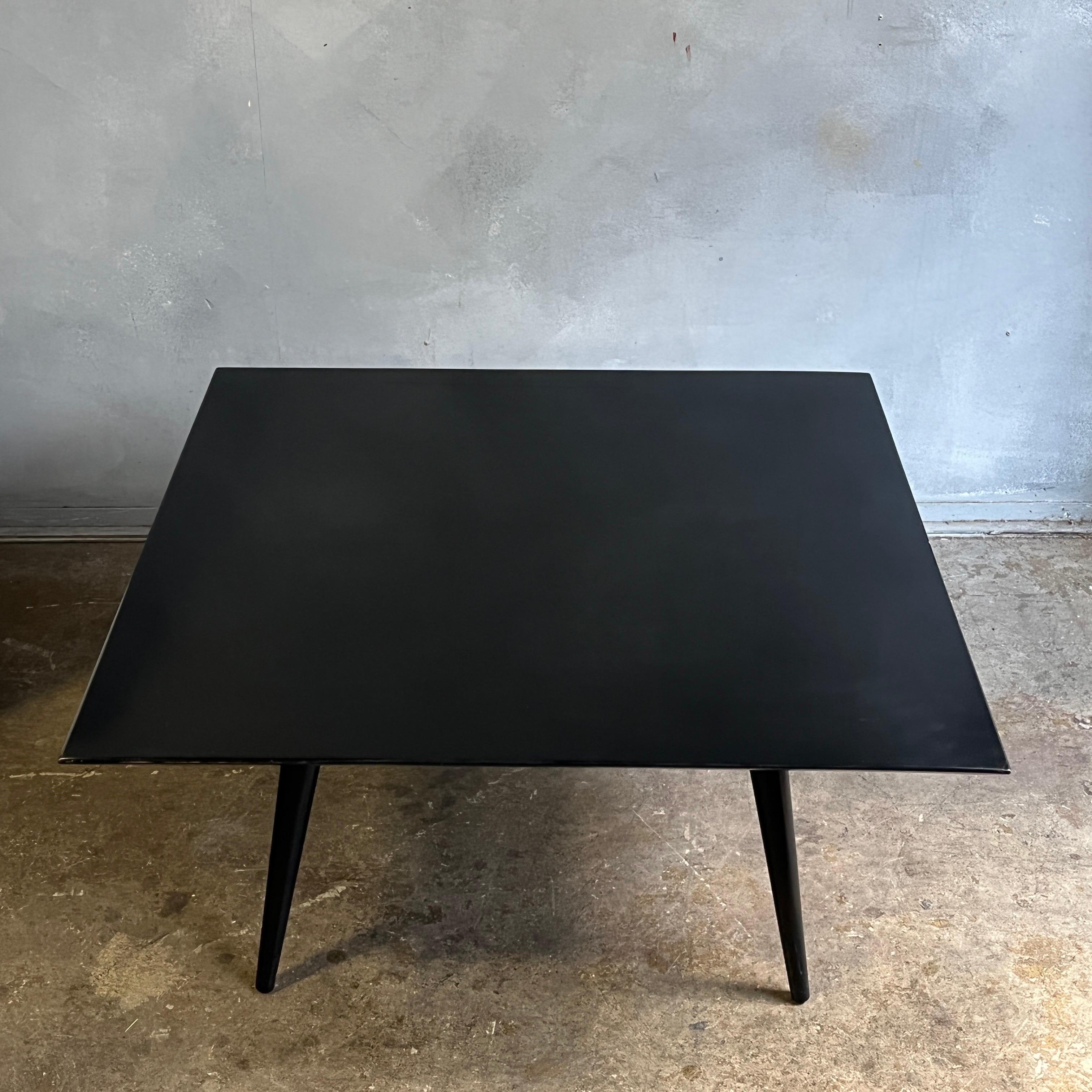 Midcentury Paul McCobb Coffee Table Black Lacquer 4
