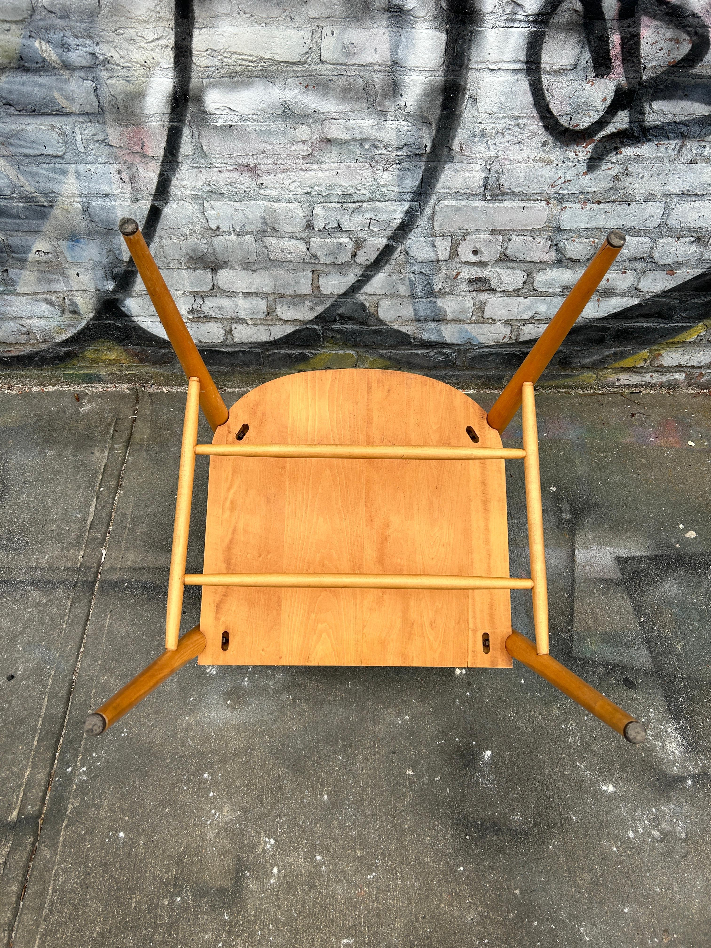 Midcentury Paul McCobb Planner Group Captain Lounge Maple Arm Chair Bon état - En vente à BROOKLYN, NY