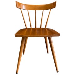 Midcentury Paul McCobb Planner Group Dining Chairs Maple Spindle Back Chairs