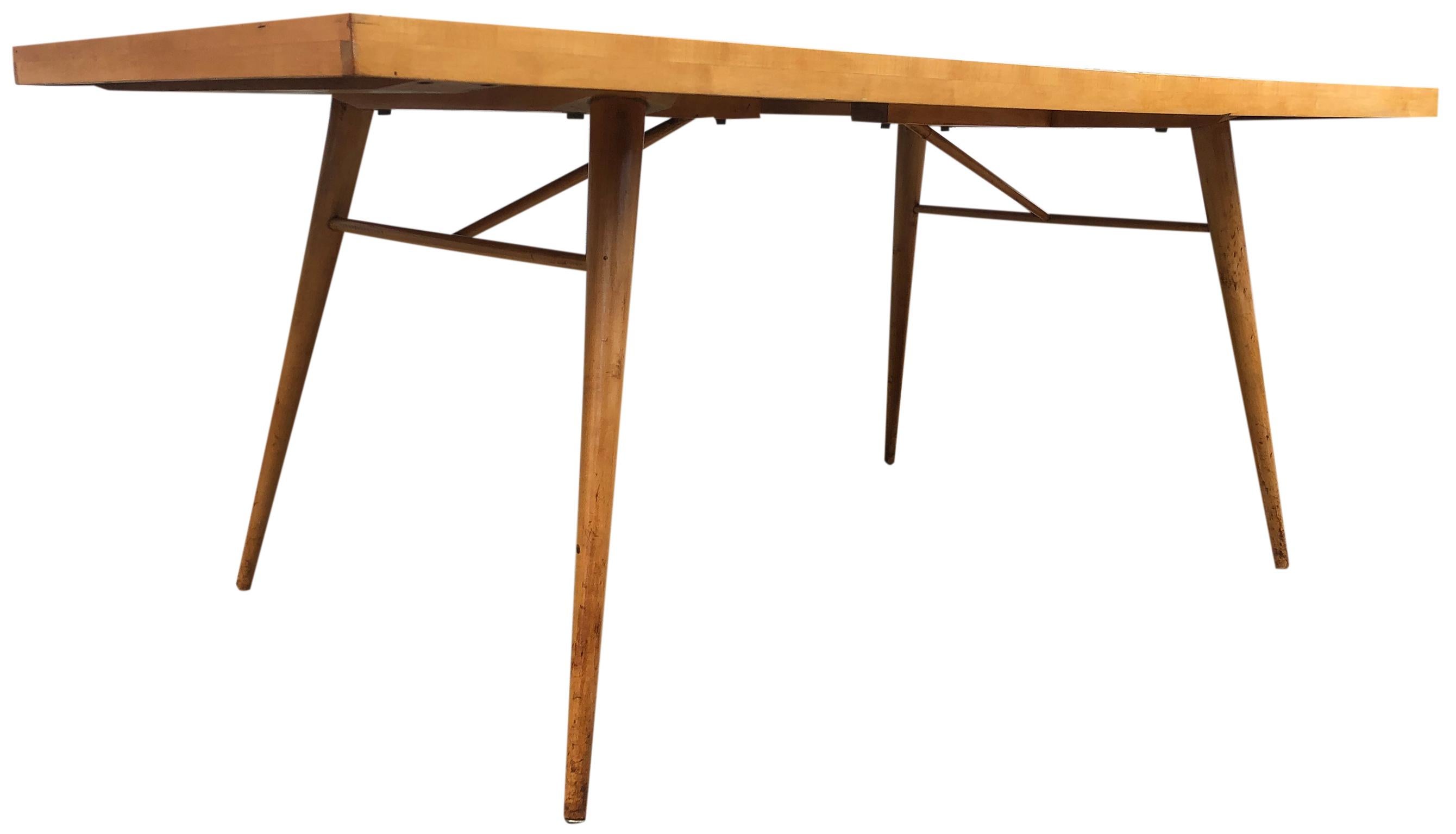 American Midcentury Paul McCobb Planner Group Solid Maple #1522 Dining Table