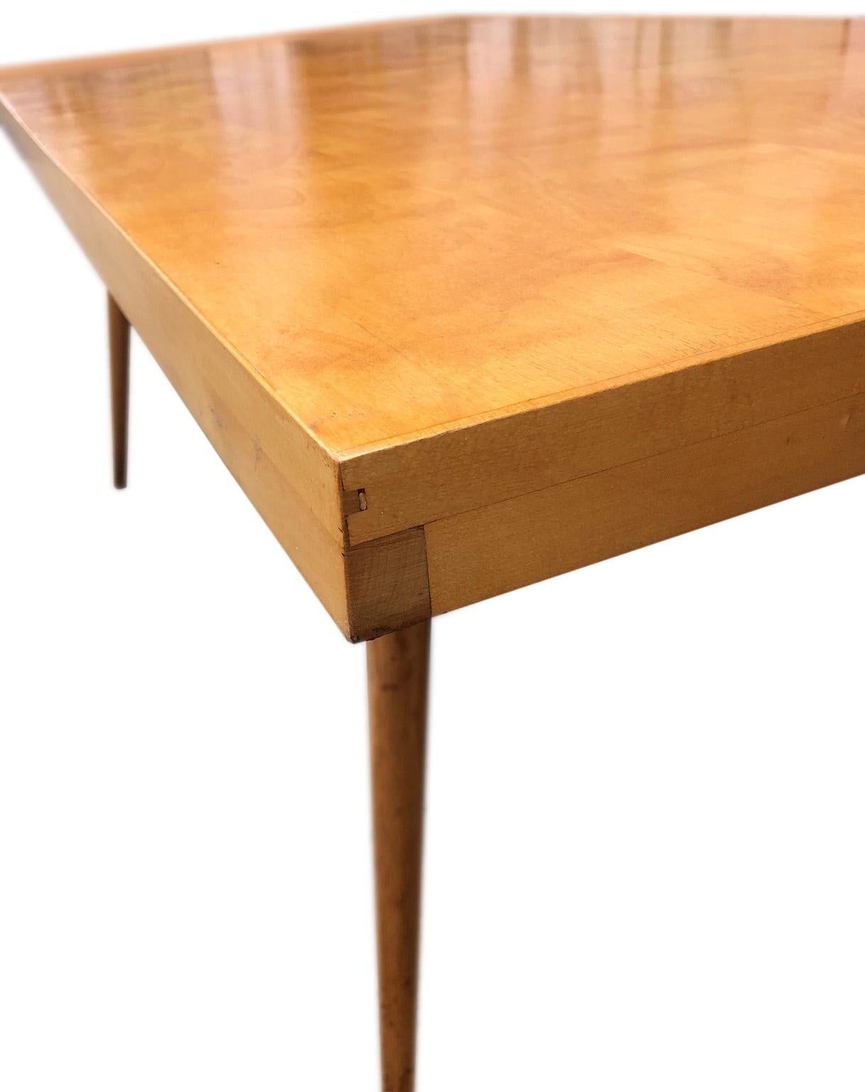 Mid-20th Century Midcentury Paul McCobb Planner Group Solid Maple #1522 Dining Table