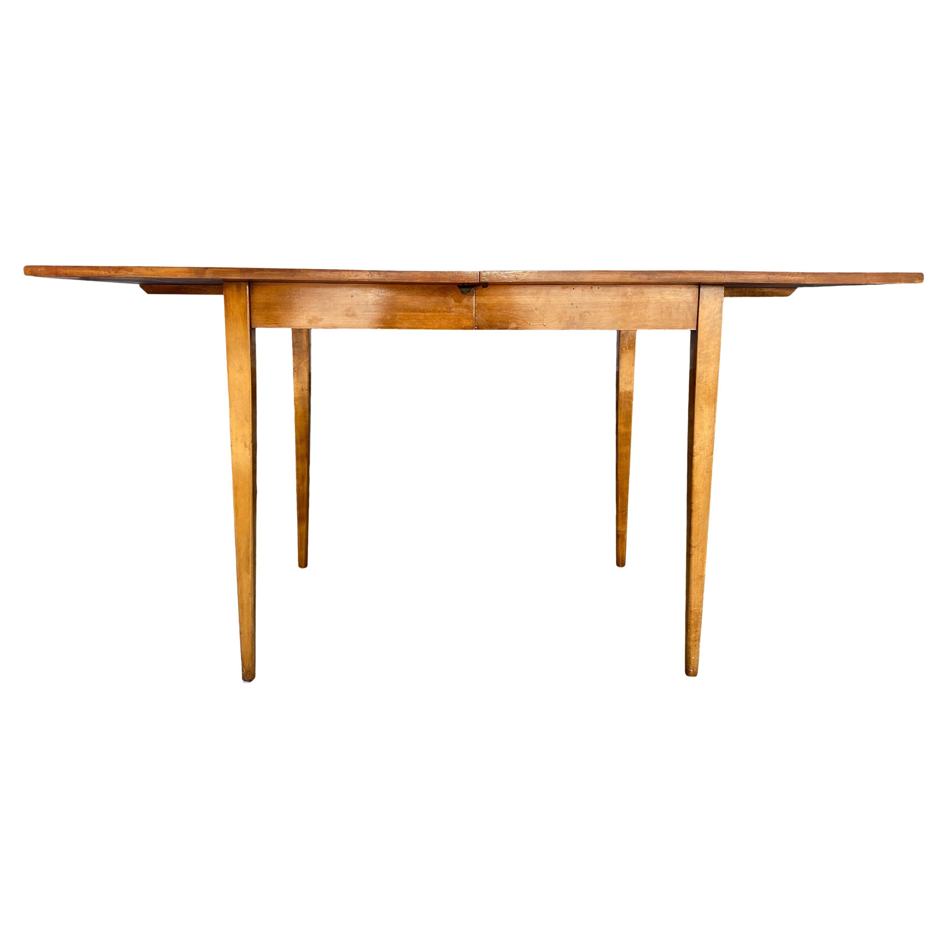 Midcentury Paul McCobb Planner Group Solid Maple Extension Dining Table