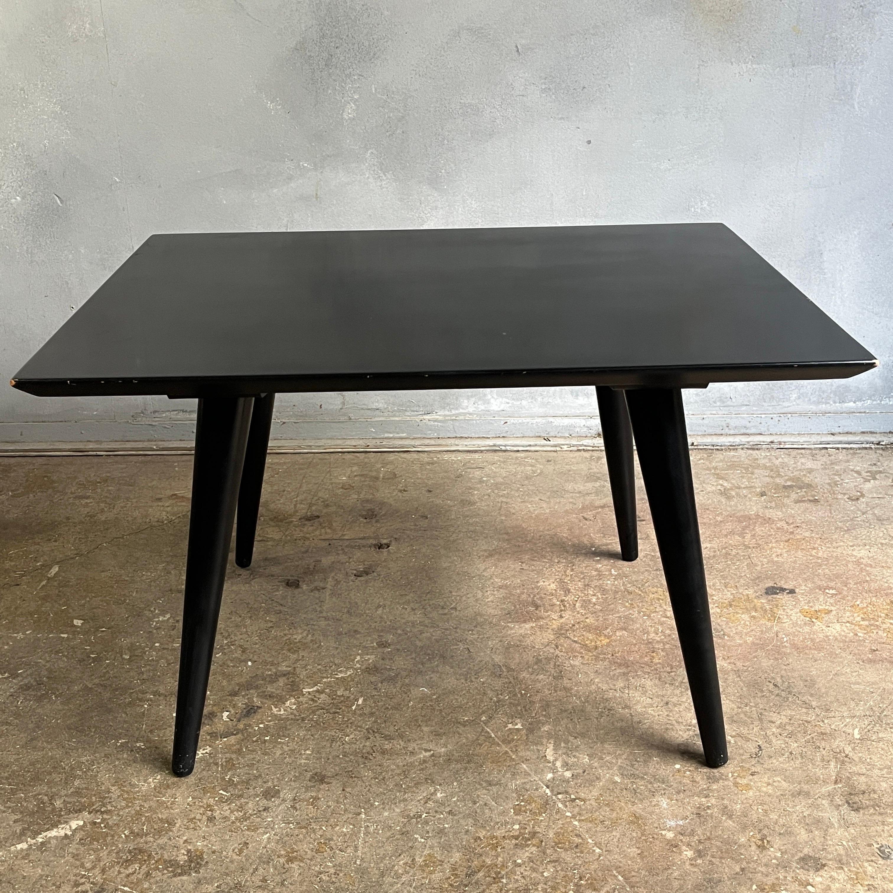 Mid-Century Paul McCobb Side Table Black Lacquer 3