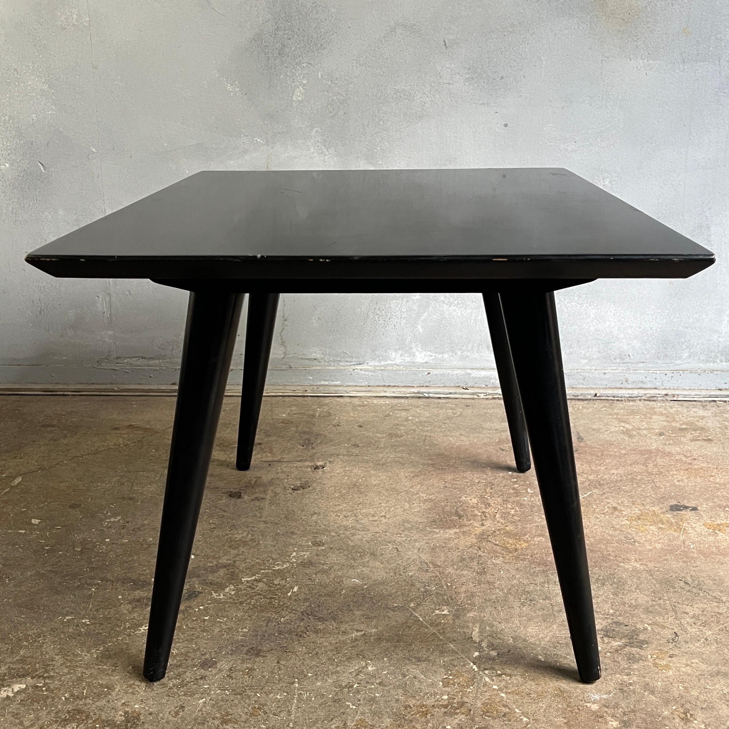 Mid-Century Paul McCobb Side Table Black Lacquer 5
