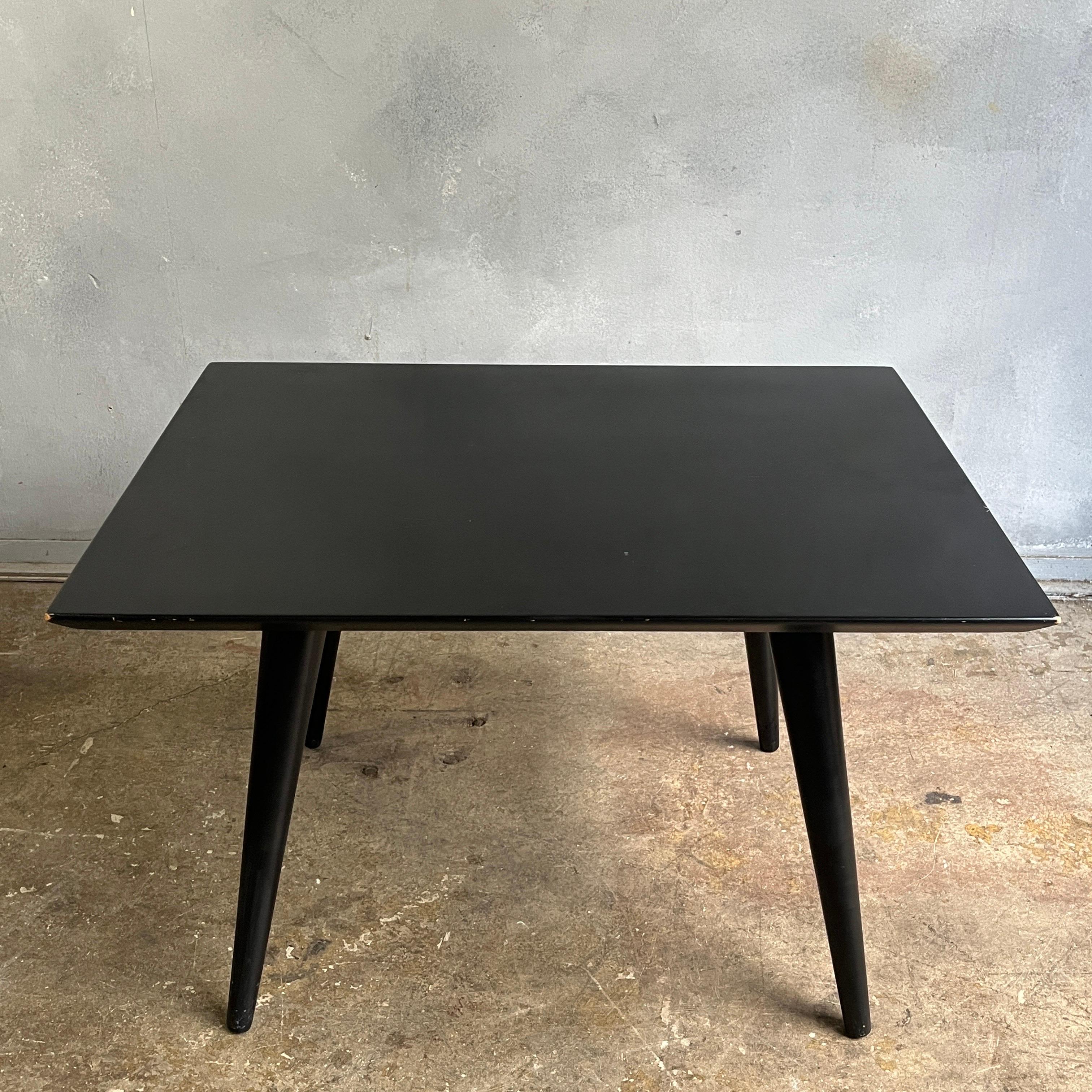 Mid-Century Paul McCobb Side Table Black Lacquer 2