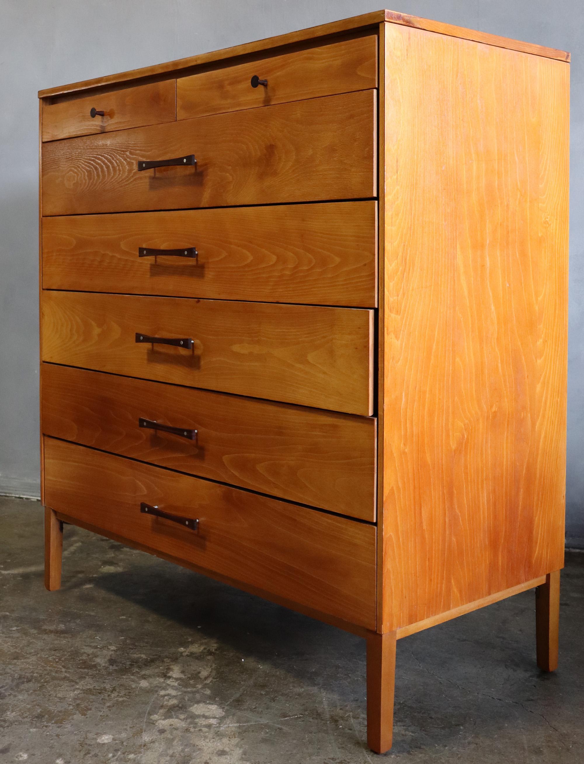 American Midcentury Paul Mccobb Tall Chest of Drawers