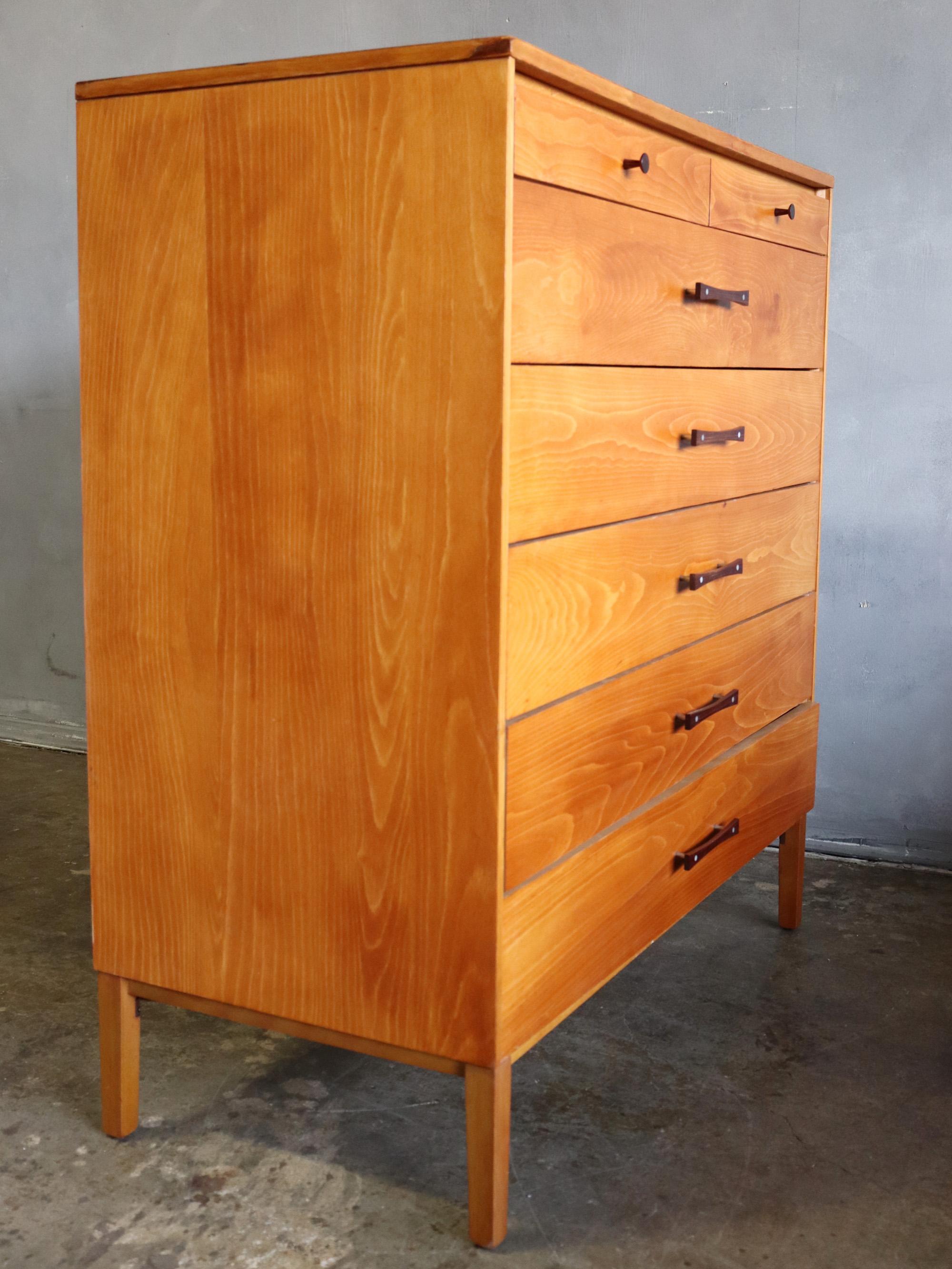 Midcentury Paul Mccobb Tall Chest of Drawers In Good Condition In BROOKLYN, NY