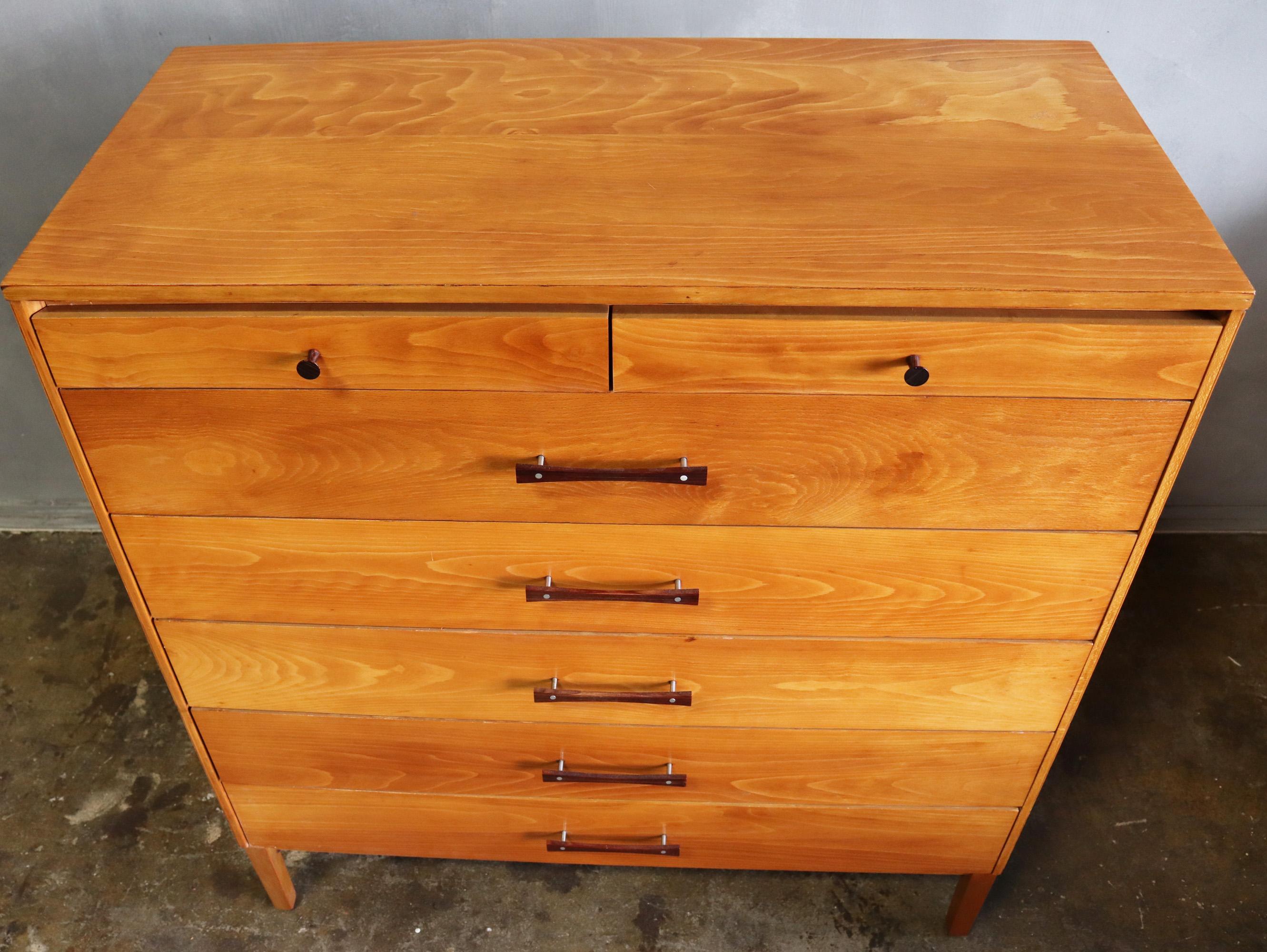 20th Century Midcentury Paul Mccobb Tall Chest of Drawers