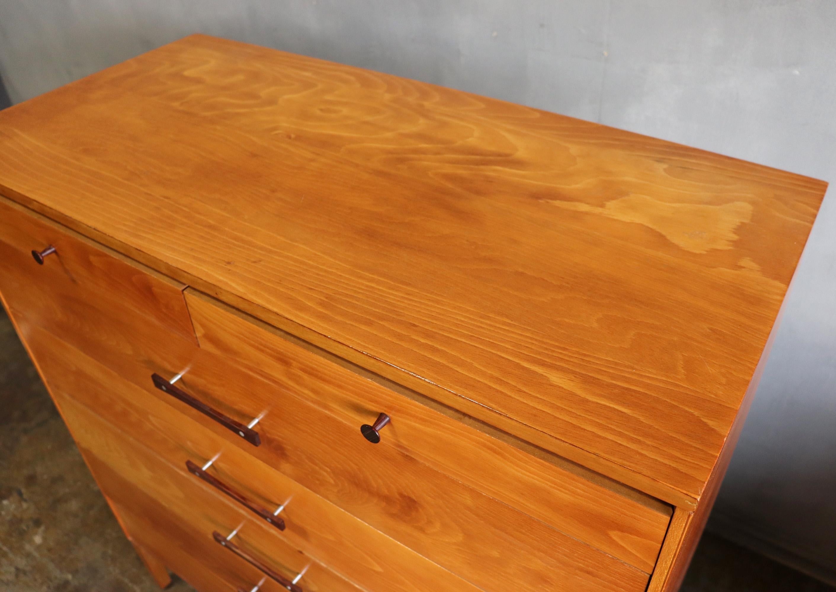 Maple Midcentury Paul Mccobb Tall Chest of Drawers